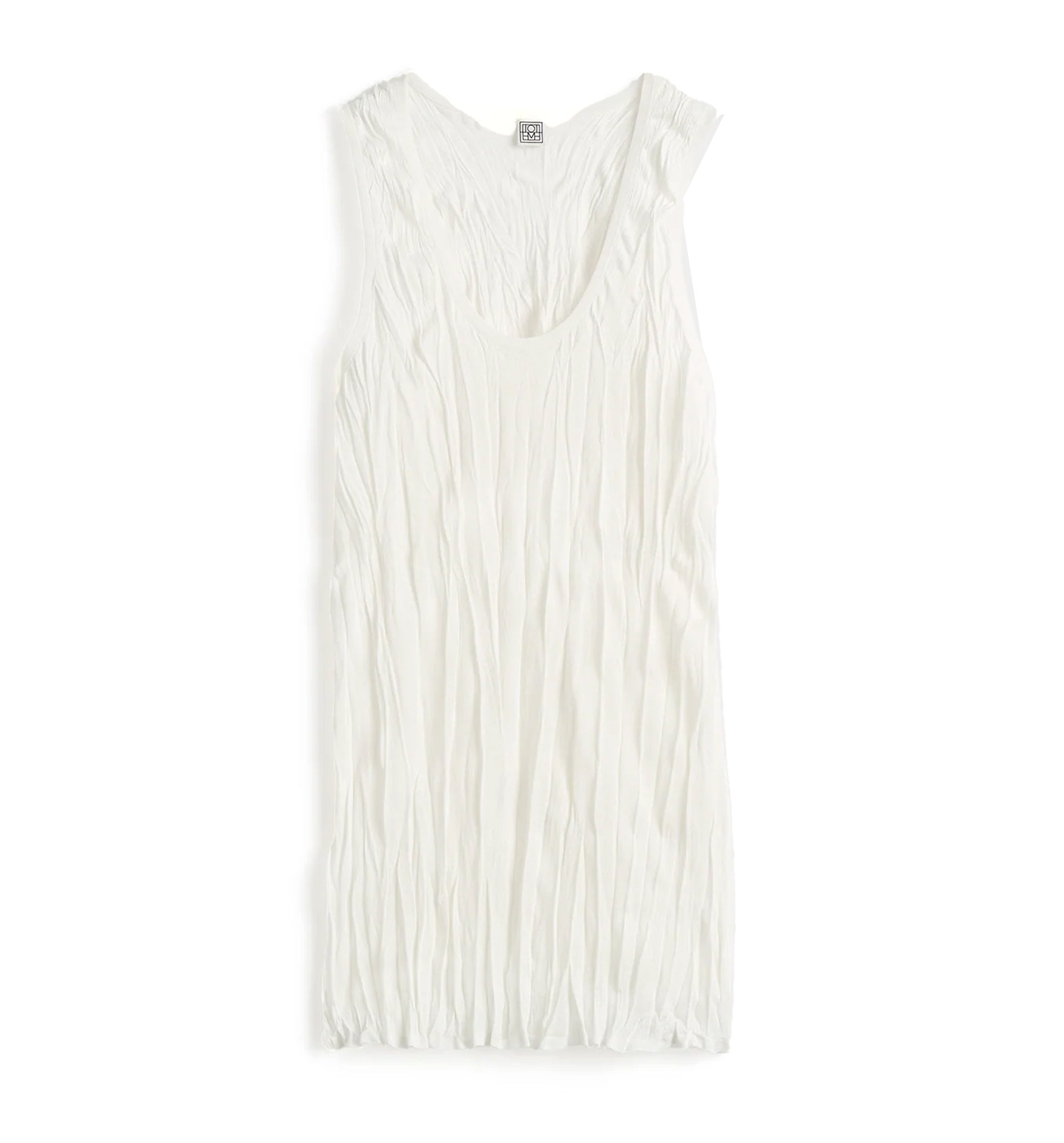 Crinkled Knit Tank