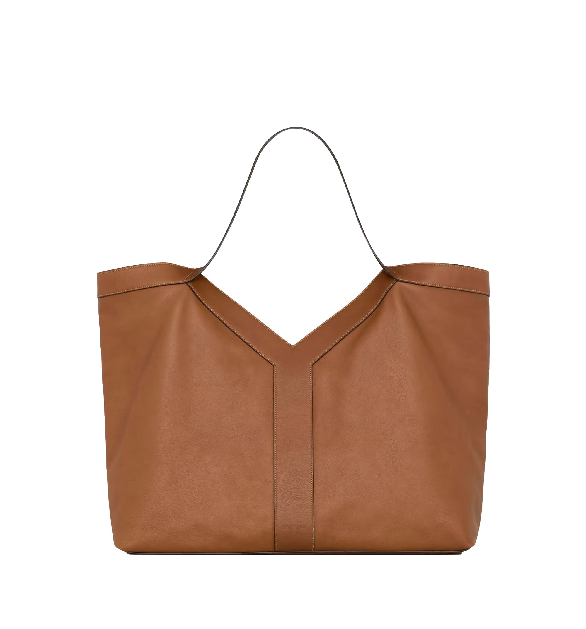 Y Large Tote In Leather
