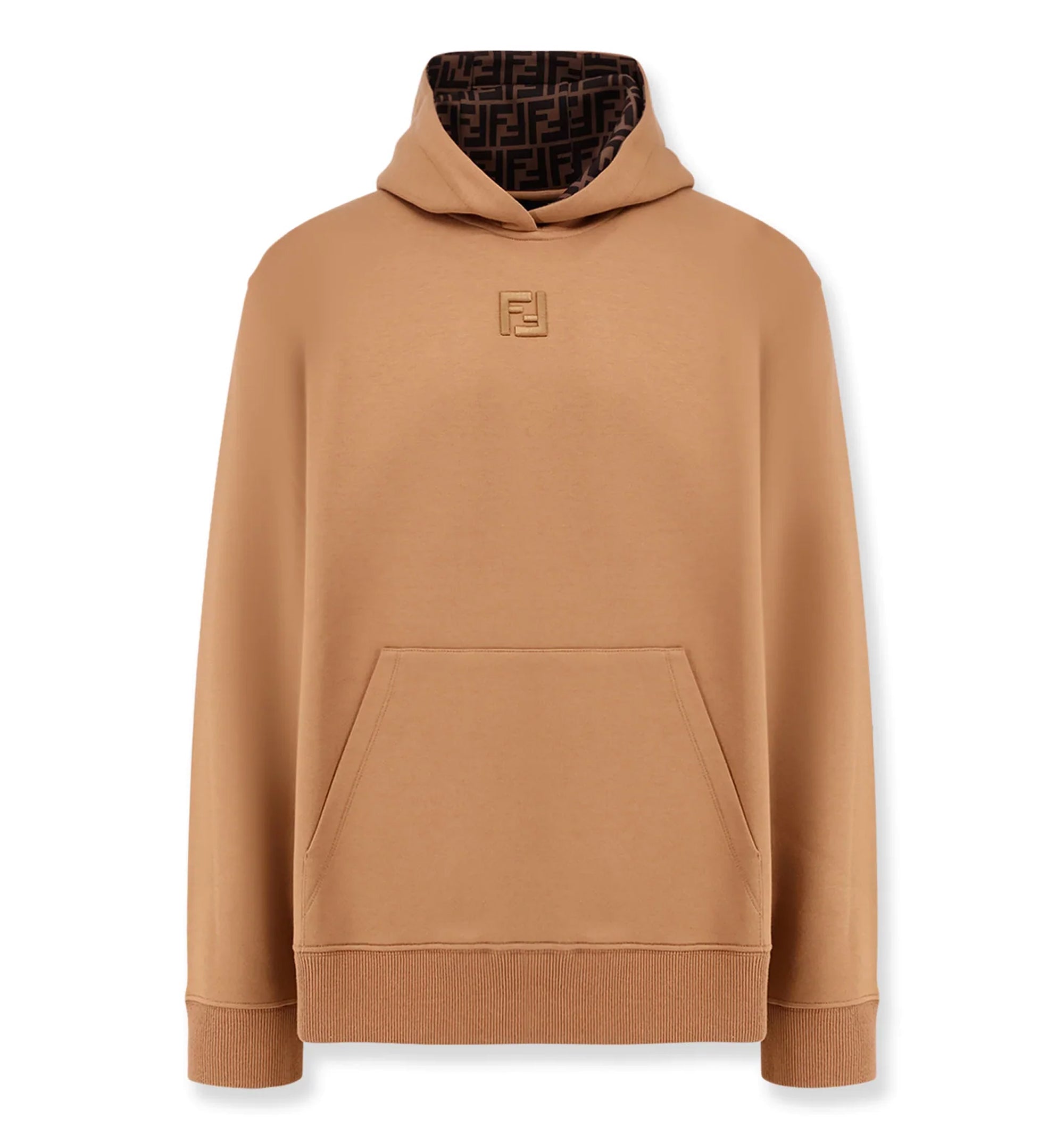 Cotton Sweatshirt with FF Lining