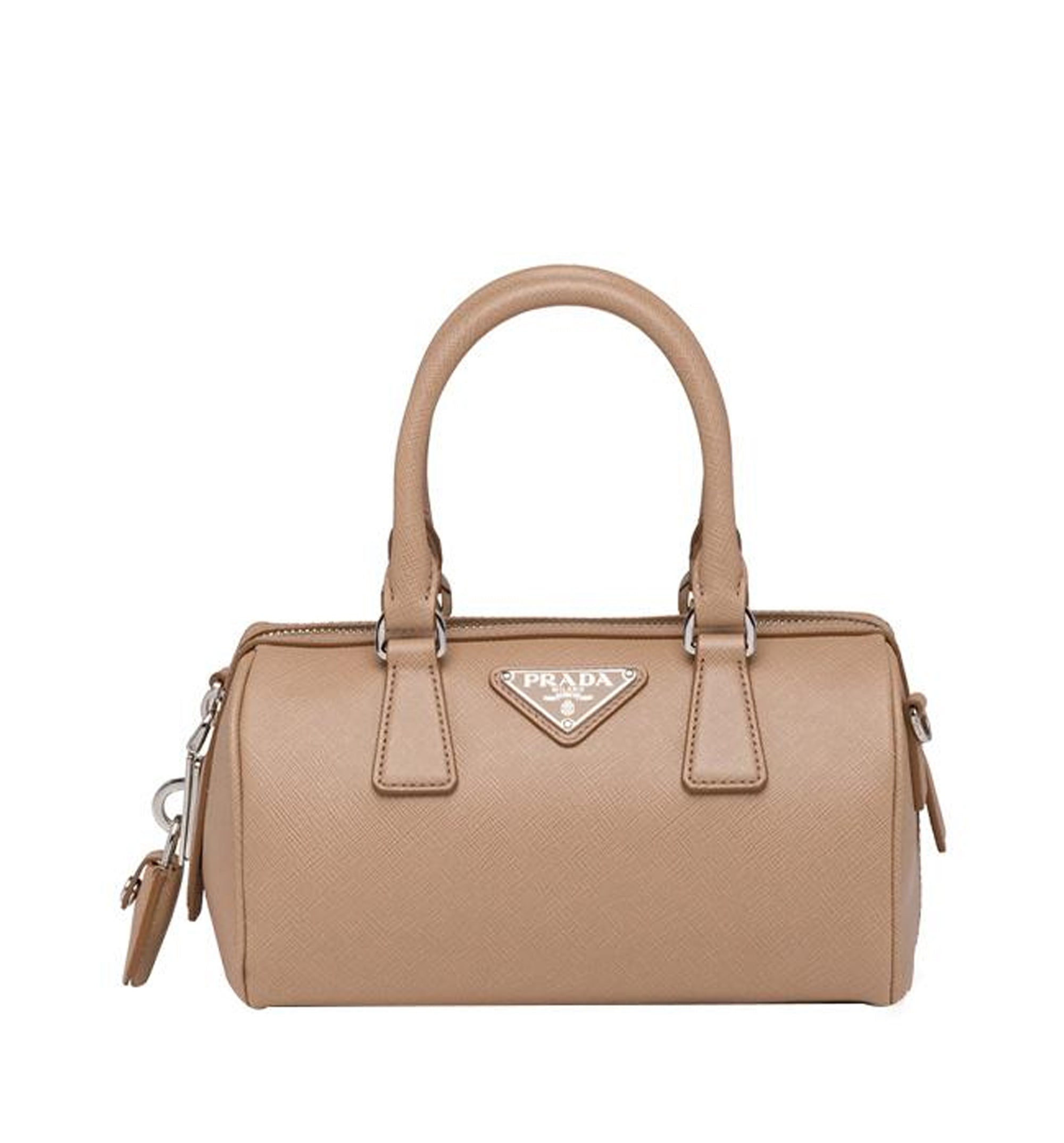 Saffiano Leather Top-Handle Bag