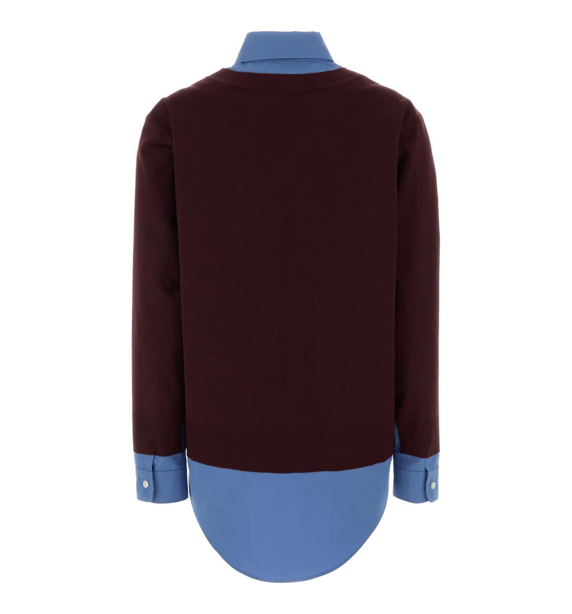 Cashmere And Poplin Shirt