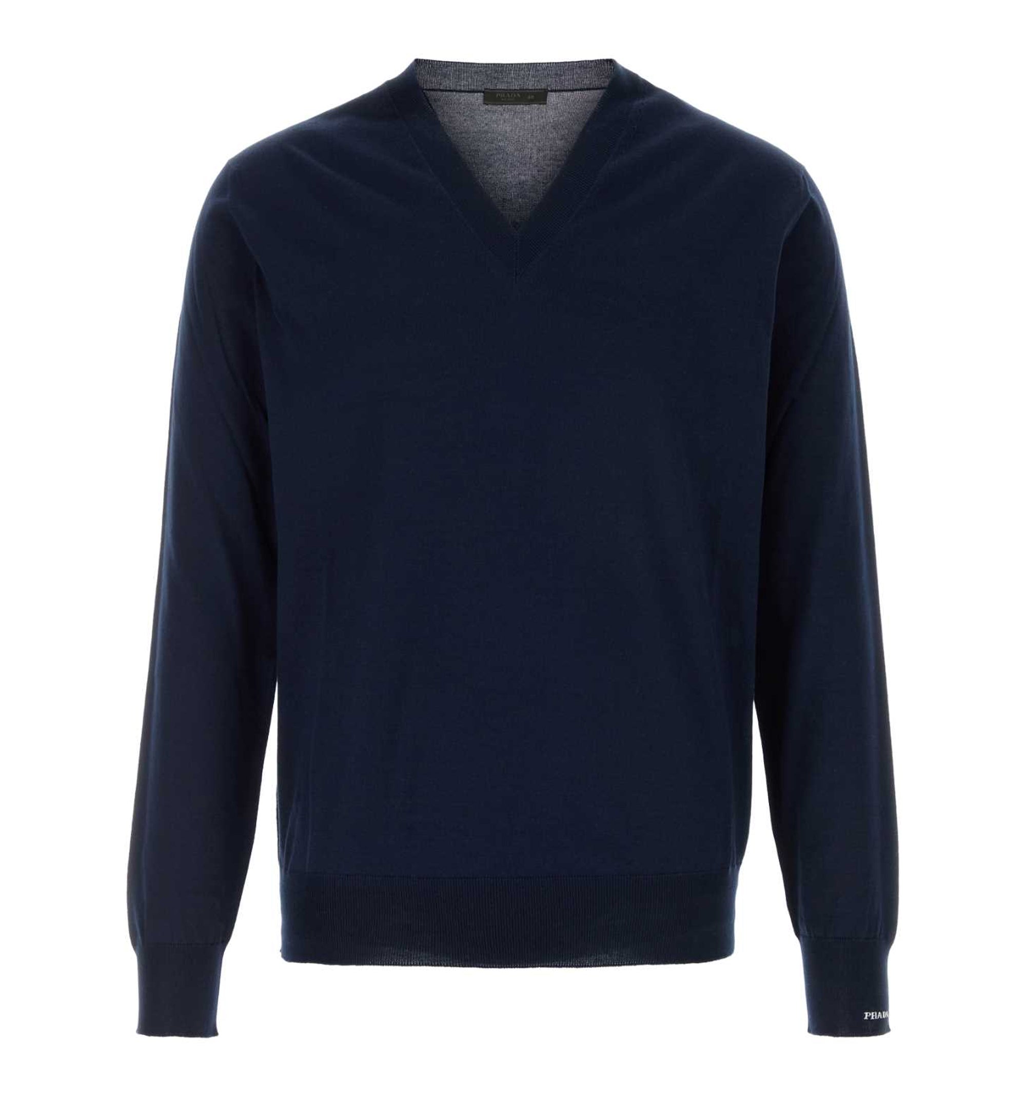 Cotton V-Neck Sweater