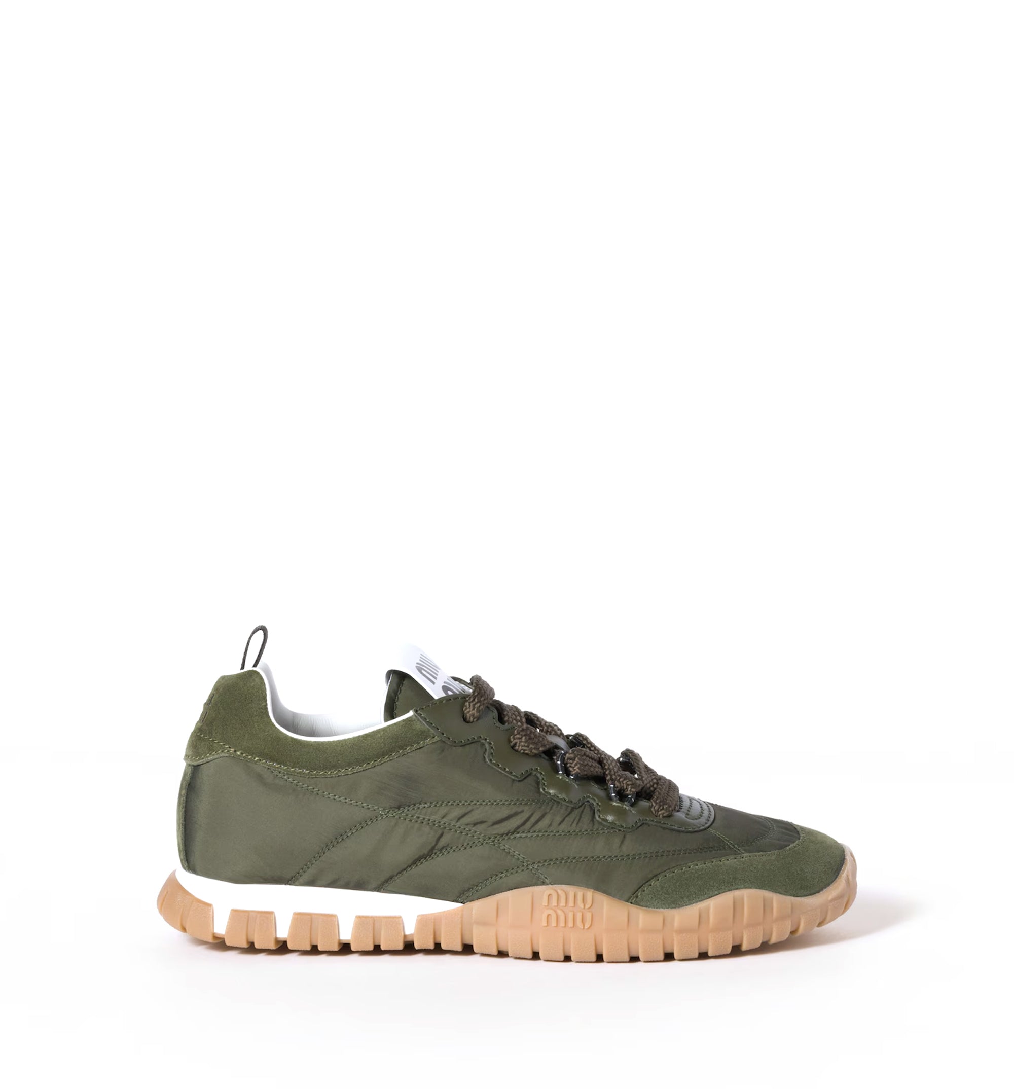 Tyre Technical Fabric And Suede Sneakers