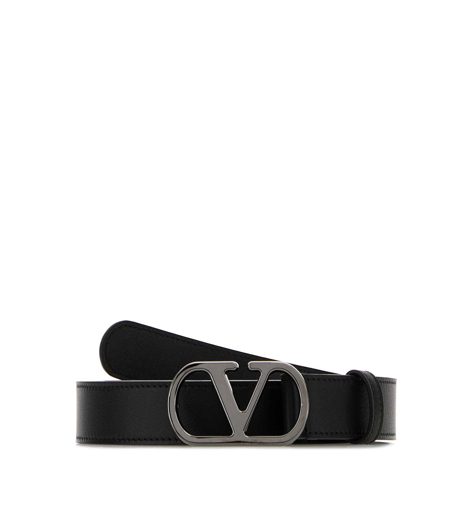 VLogo Signature Leather Belt