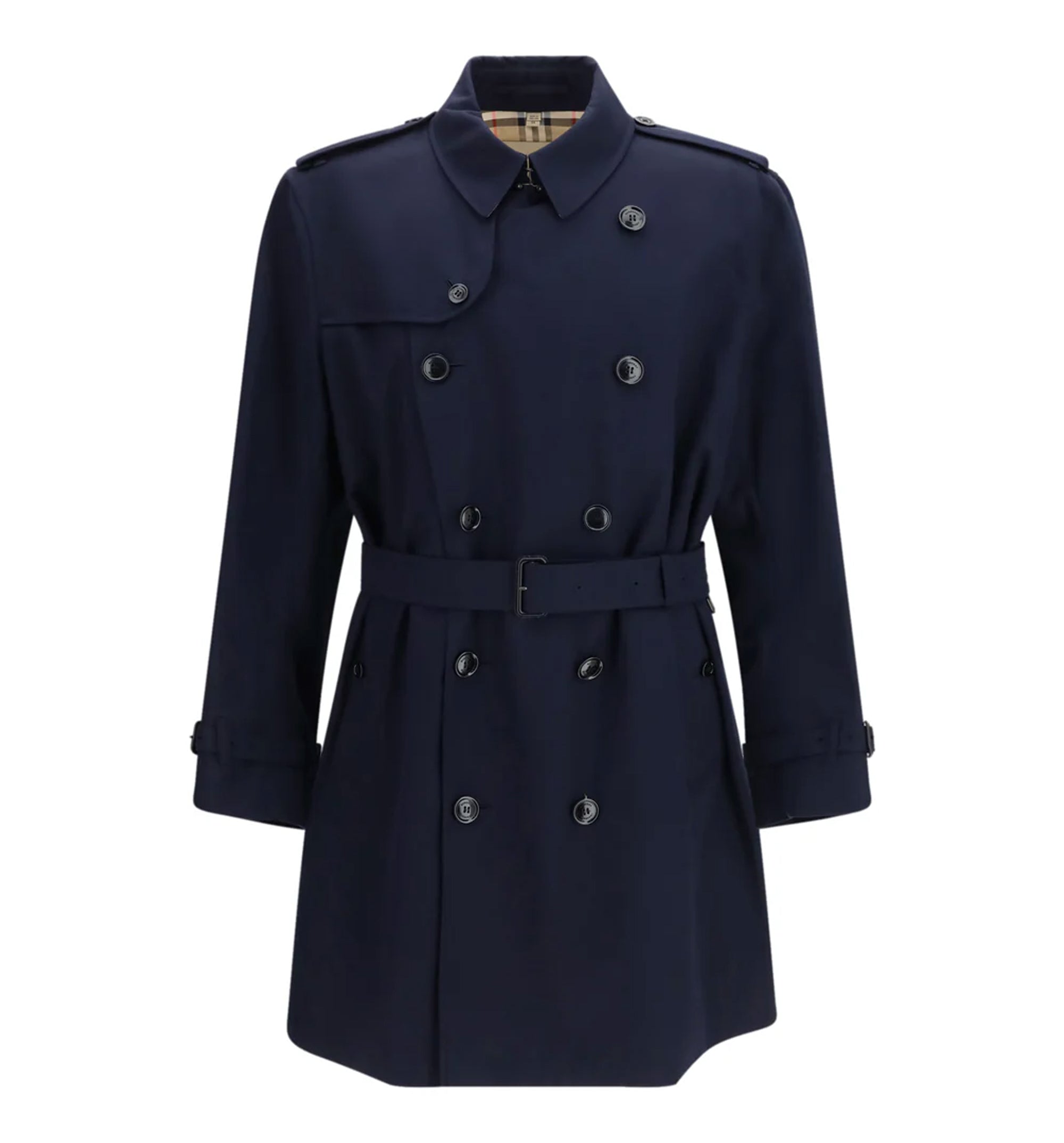Cotton Double-Breasted Trench Coat