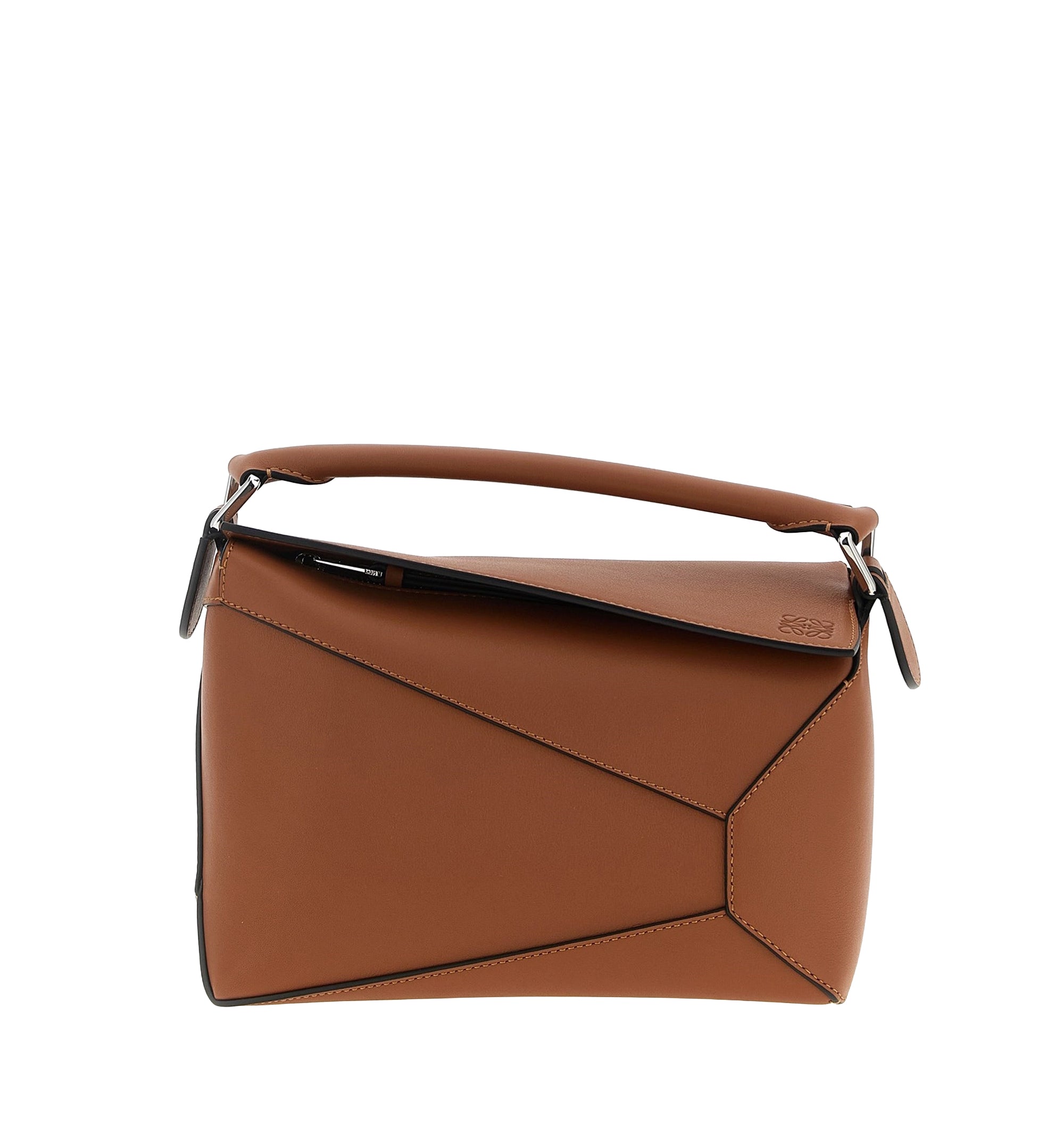 Puzzle Edge Small Leather Handbag