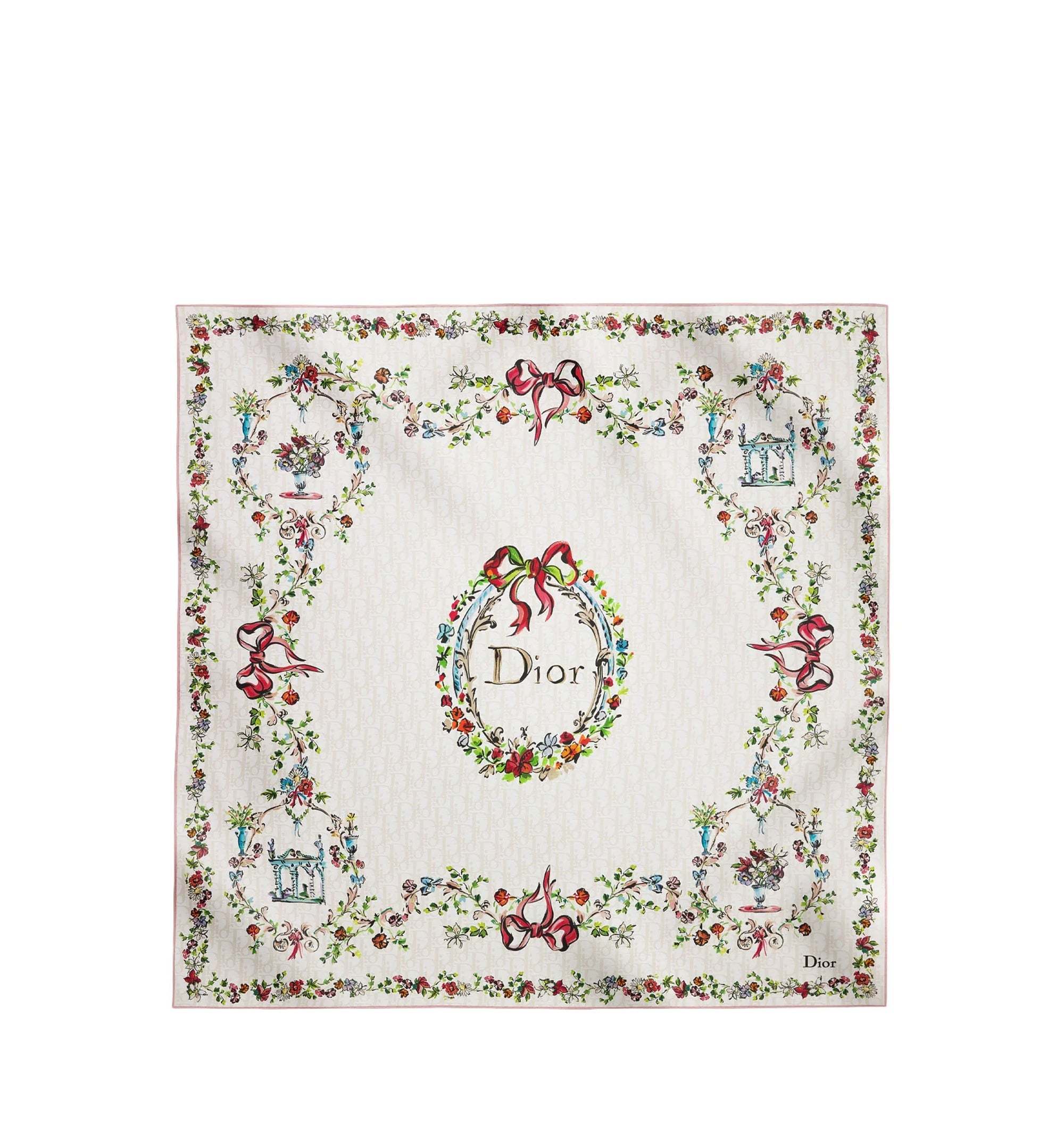 Dioriviera Dior Arabesque 90 Square Scarf