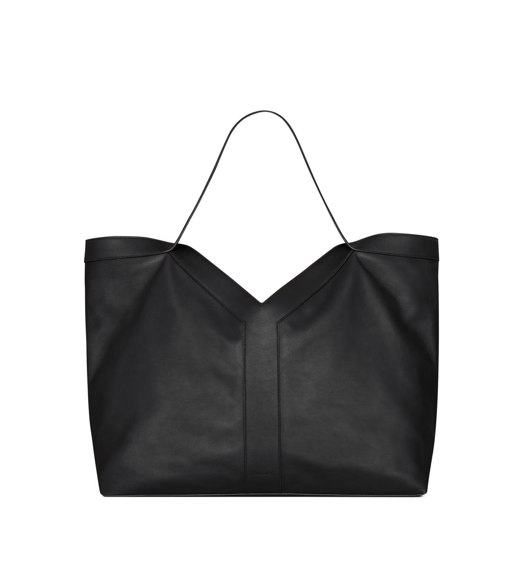 Y Large tote in leather