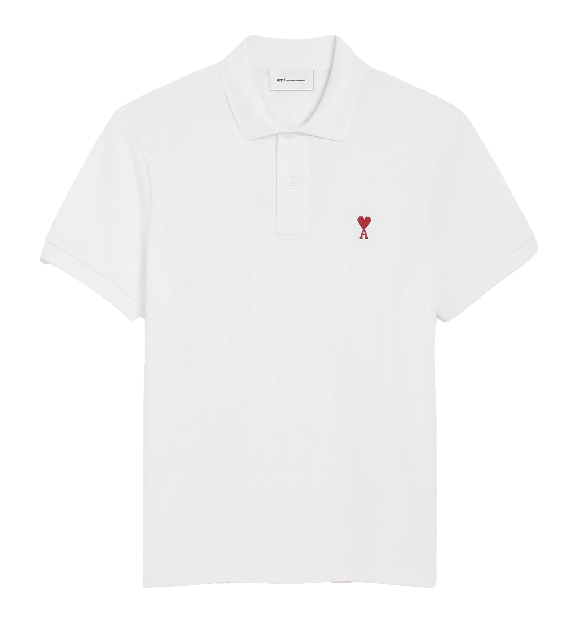 Cotton Red Ami De Coeur Polo Shirt