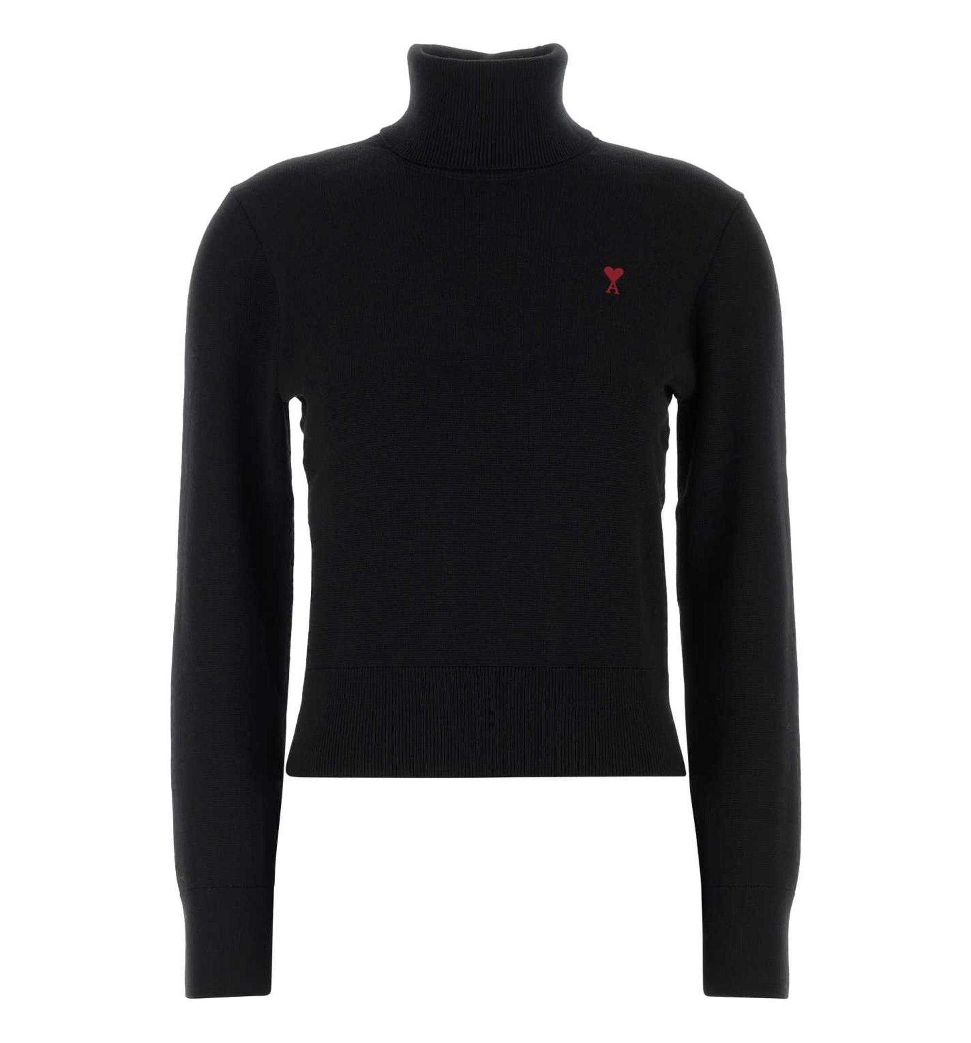Wool Ami De Coeur Turtle Neck Sweater