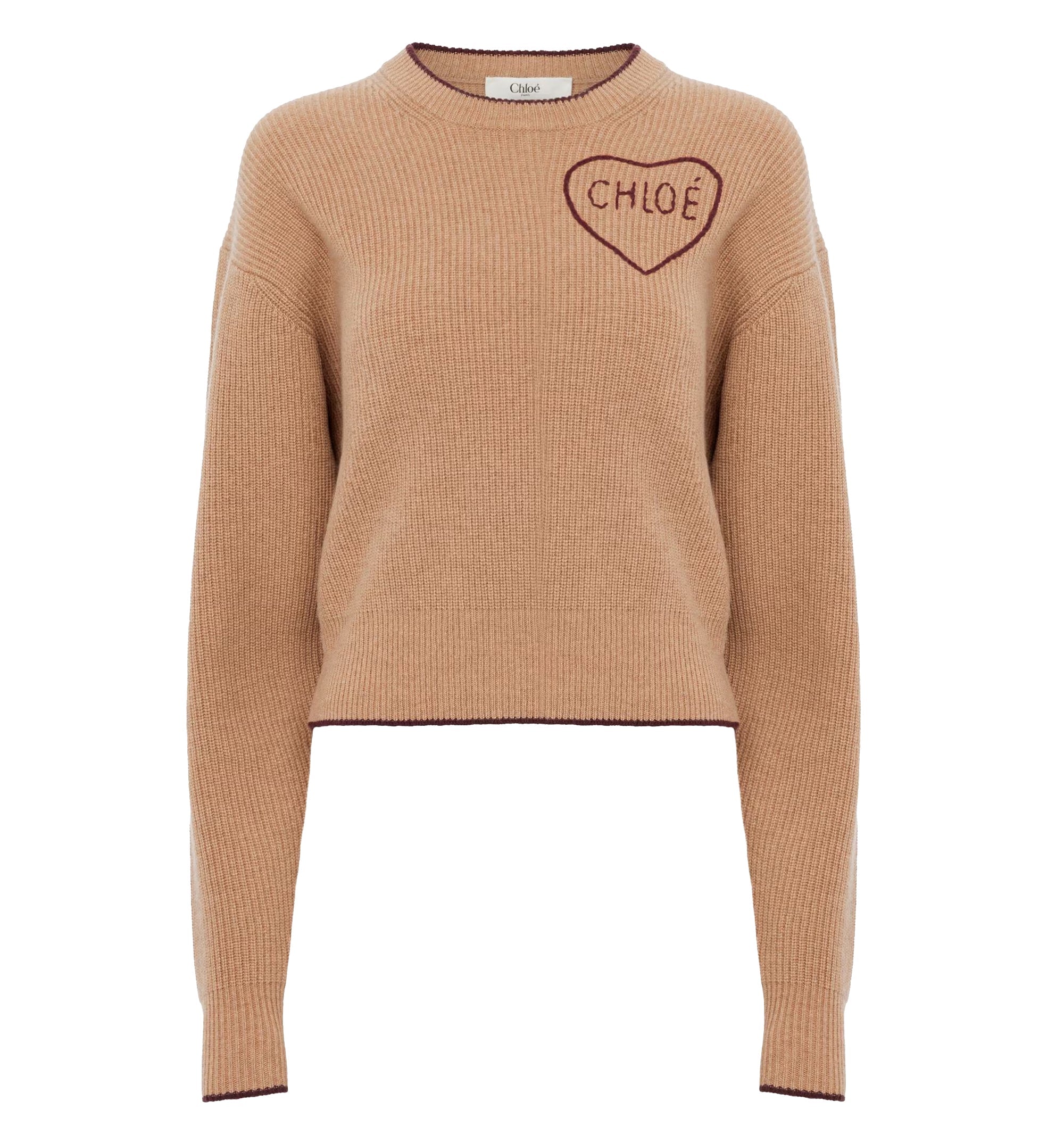 Cropped Fitted Ribbed Sweater