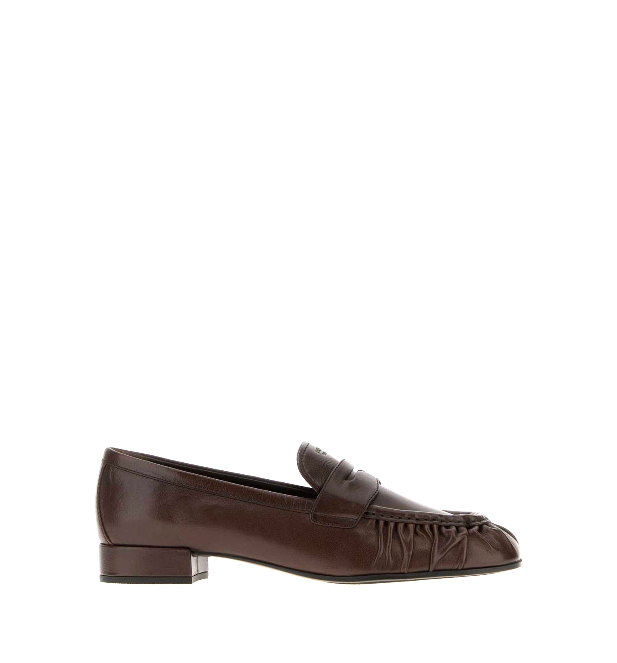 Leather loafers