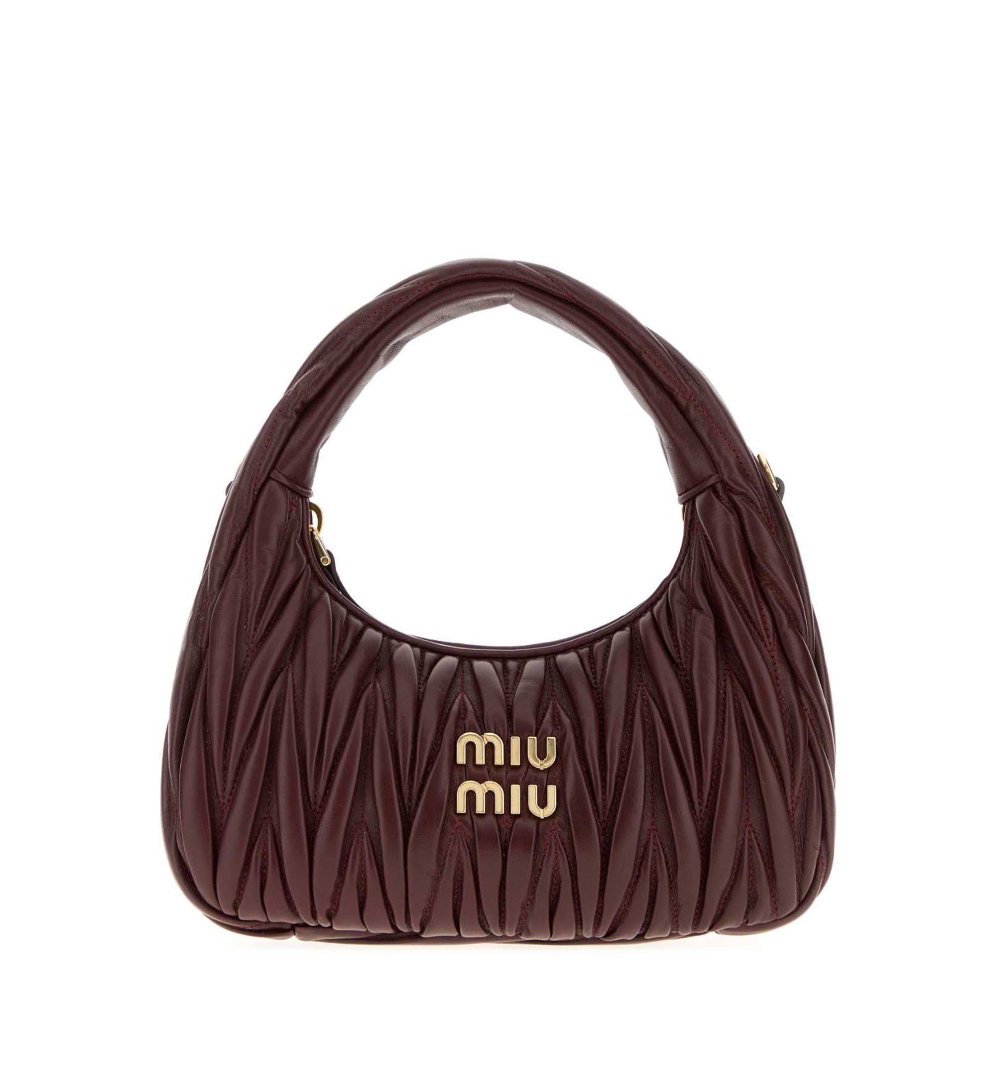 Wander Matelassé Nappa Leather Hobo Bag