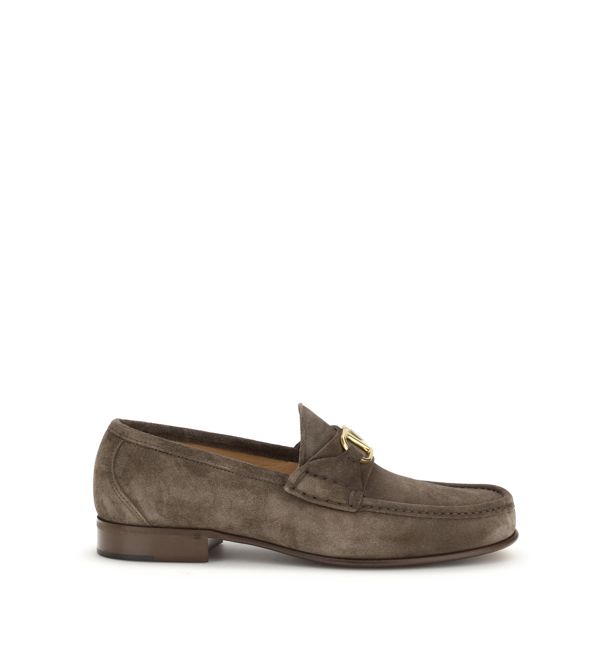 VLogo Signature Suede Loafers