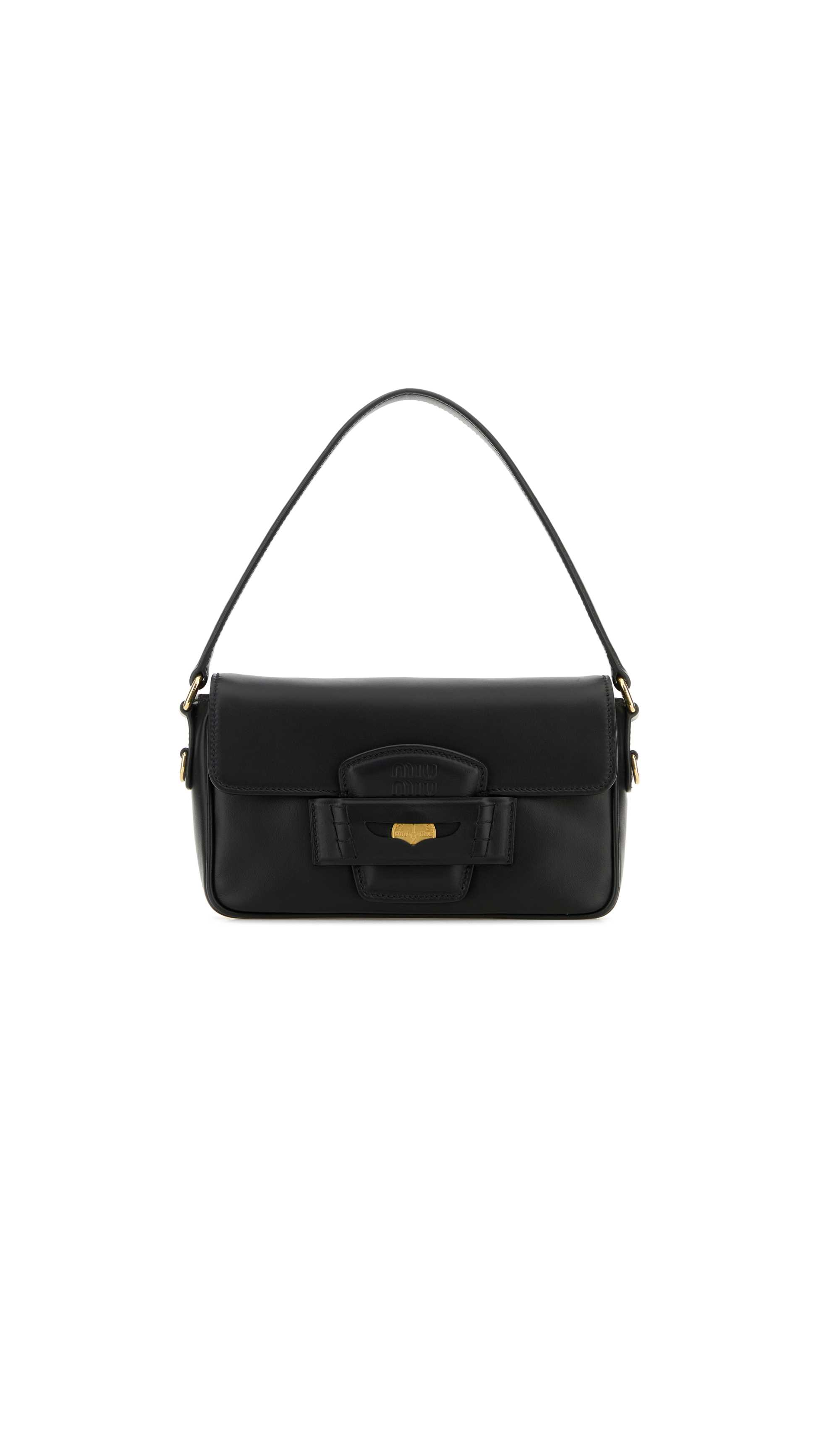 Penny Magnetic Fastened Shoulder Bag - Black
