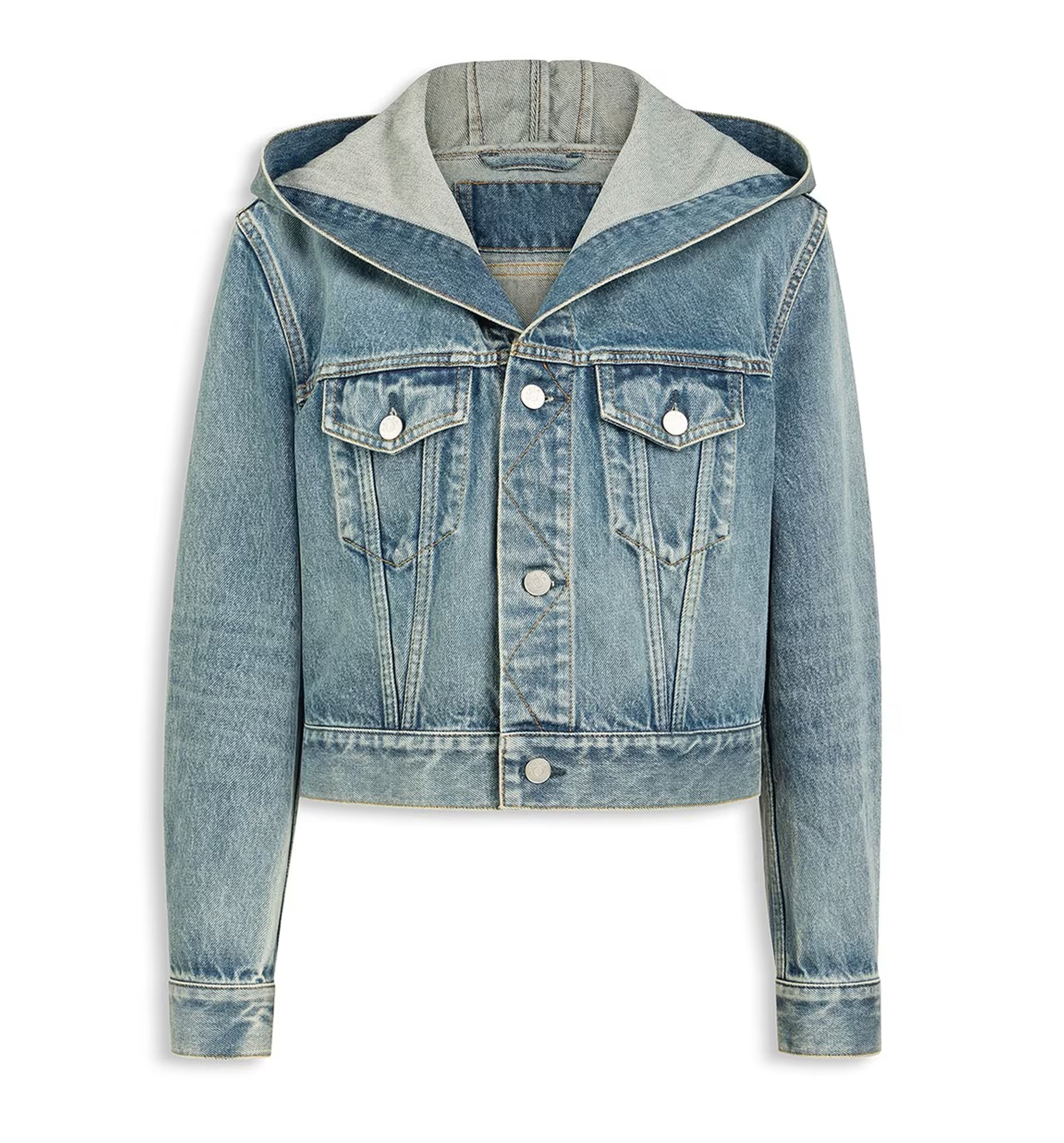 Hooded Denim Jacket