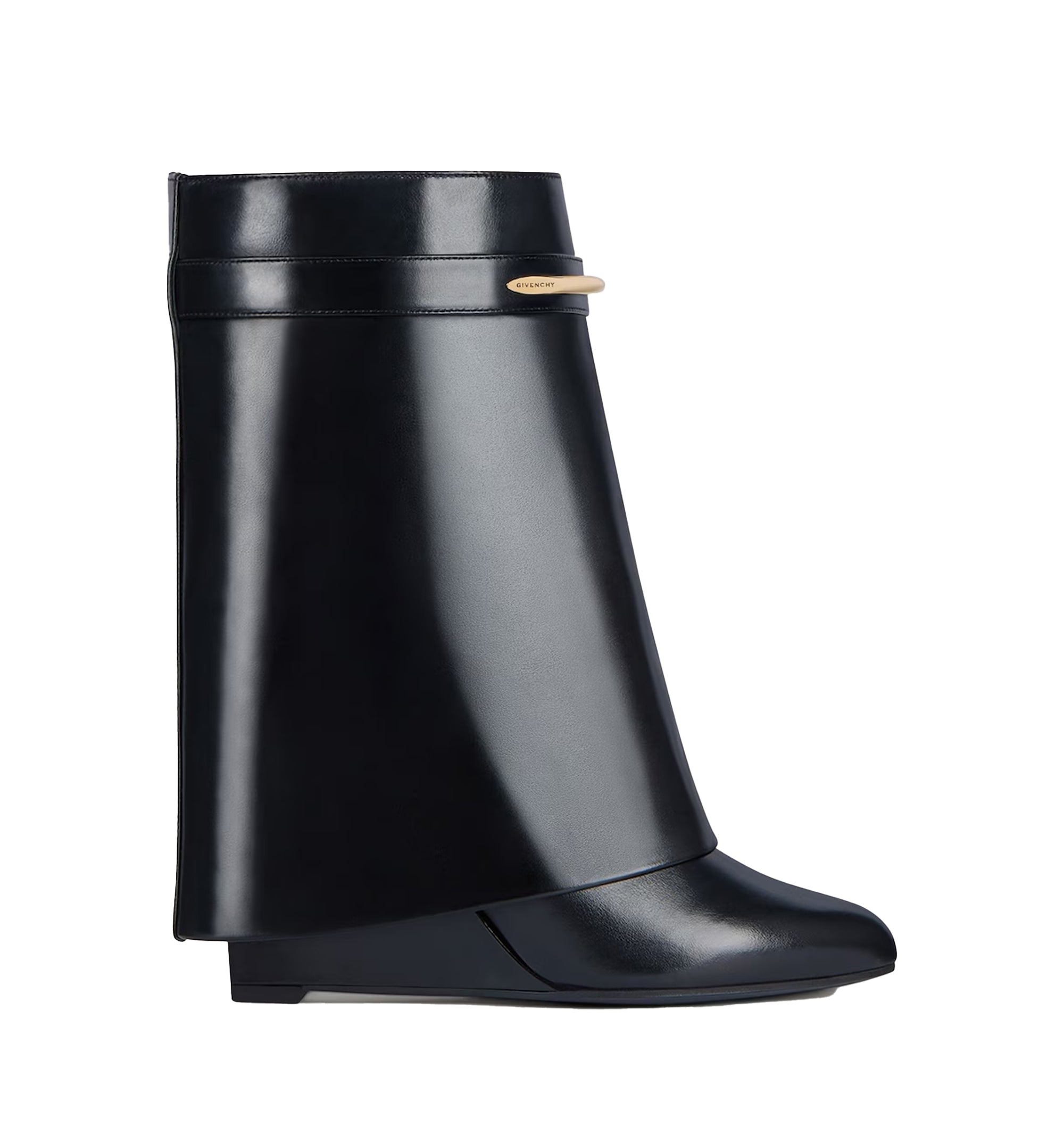 Shark Pinch Ankle Boots In Leather