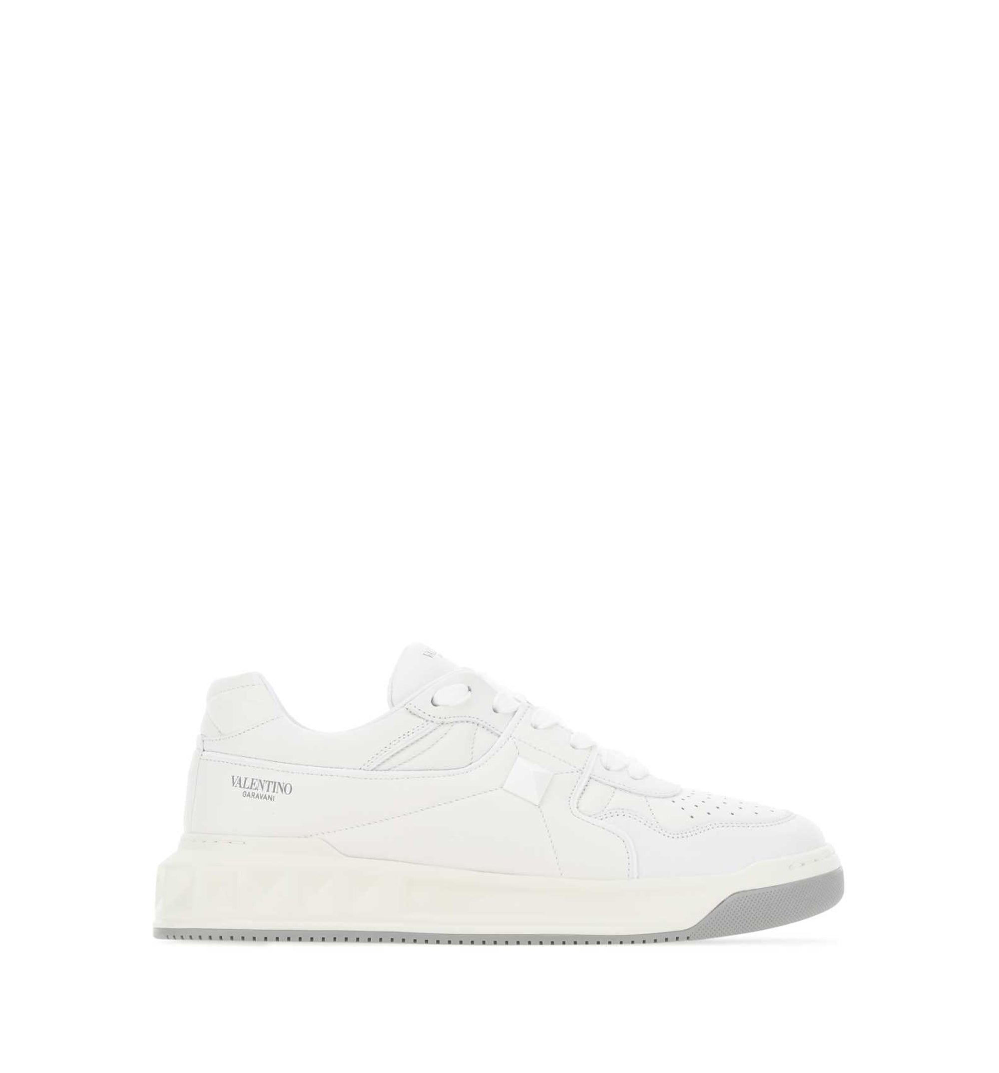 One Stud Nappa Leather Sneakers