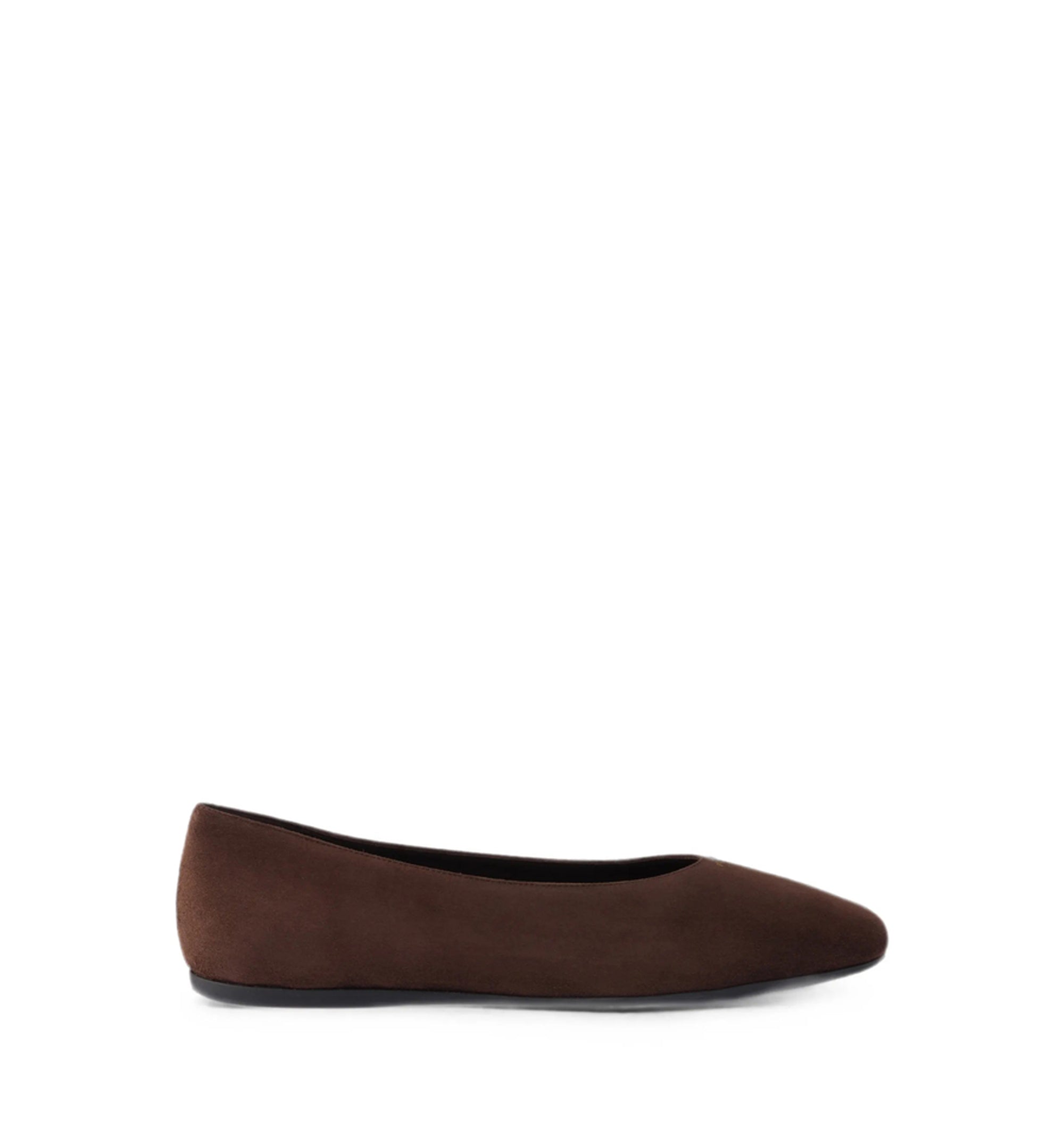 Suede ballerinas