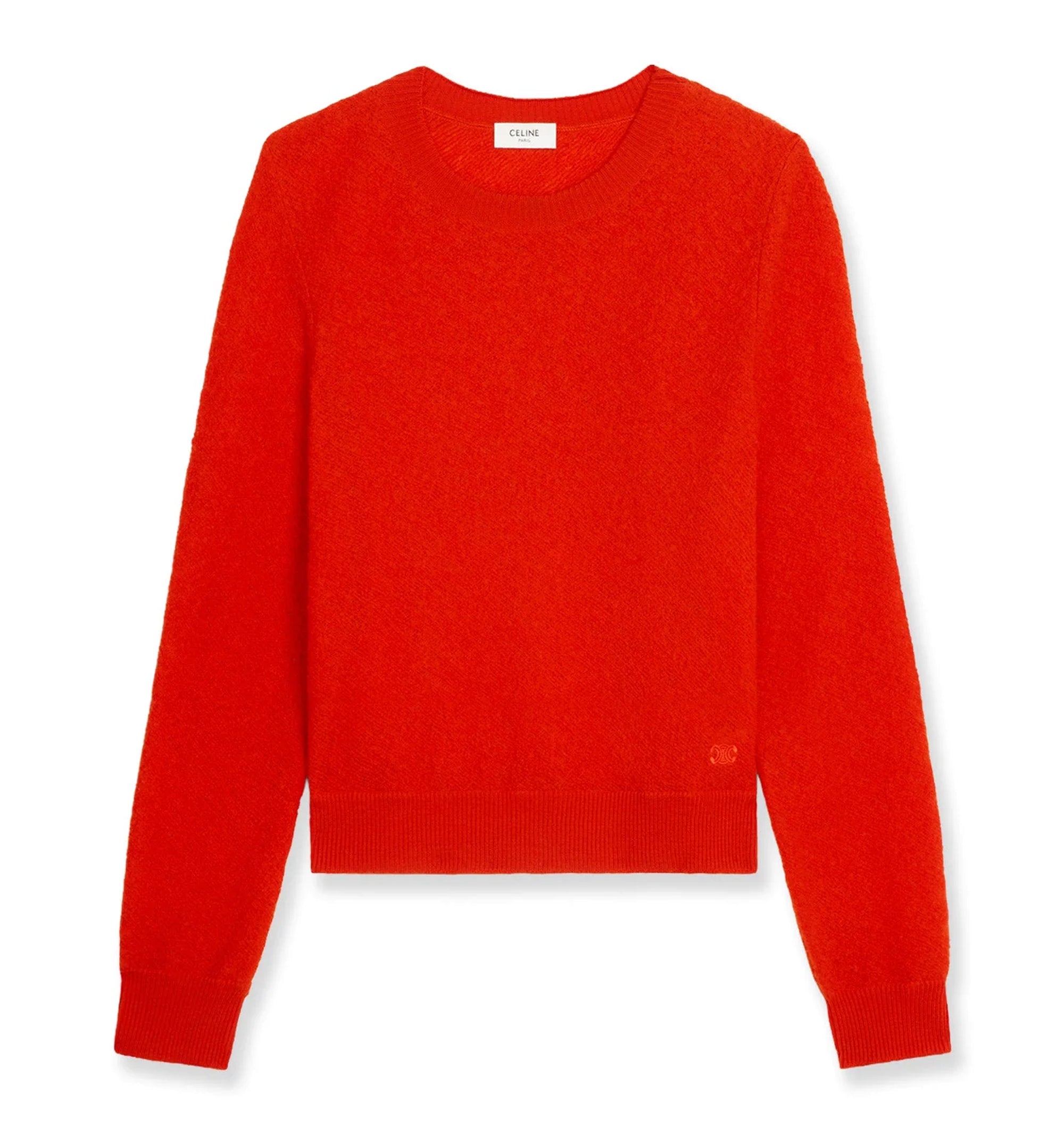 Triomphe Crewneck Sweater in Wool