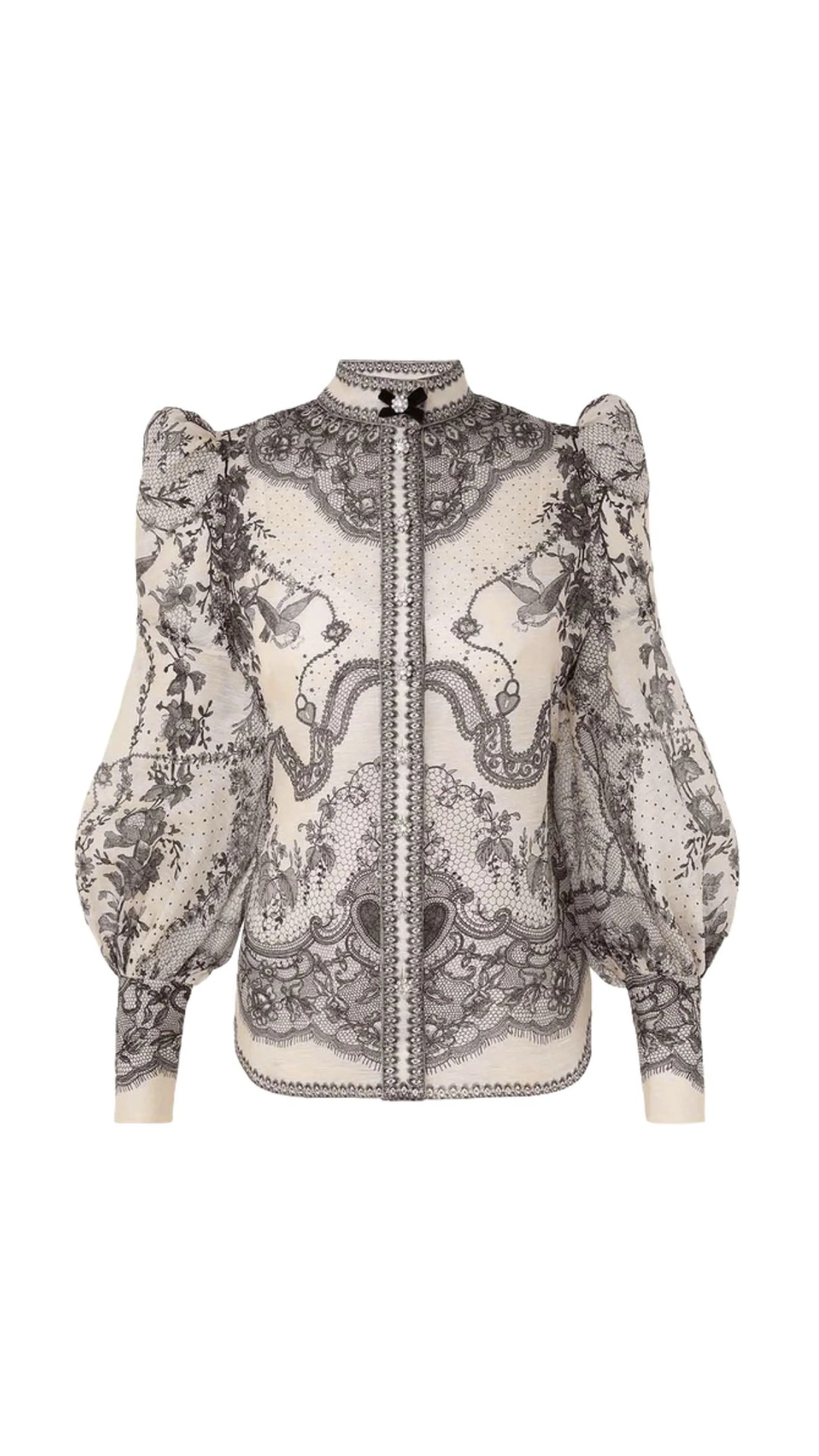 Crush Body Shirt - Ivory\Black