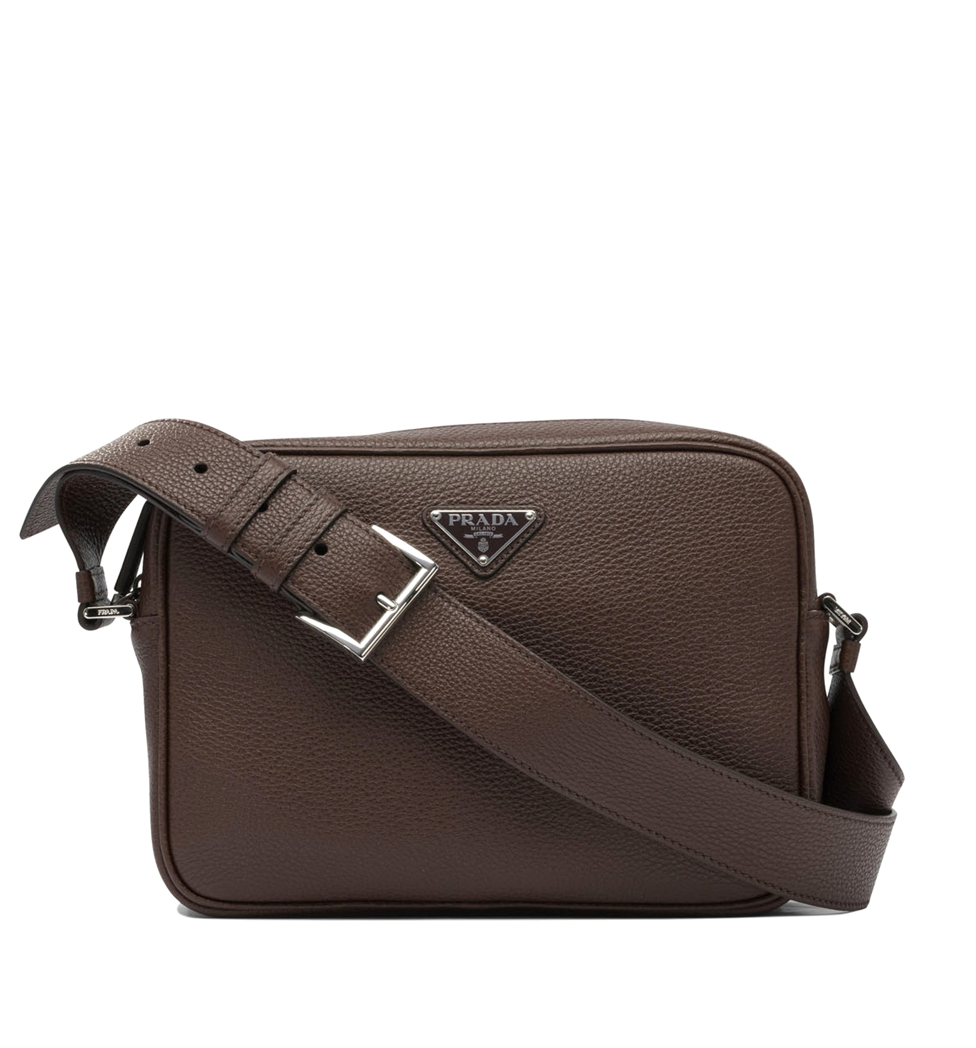 Leather shoulder strap