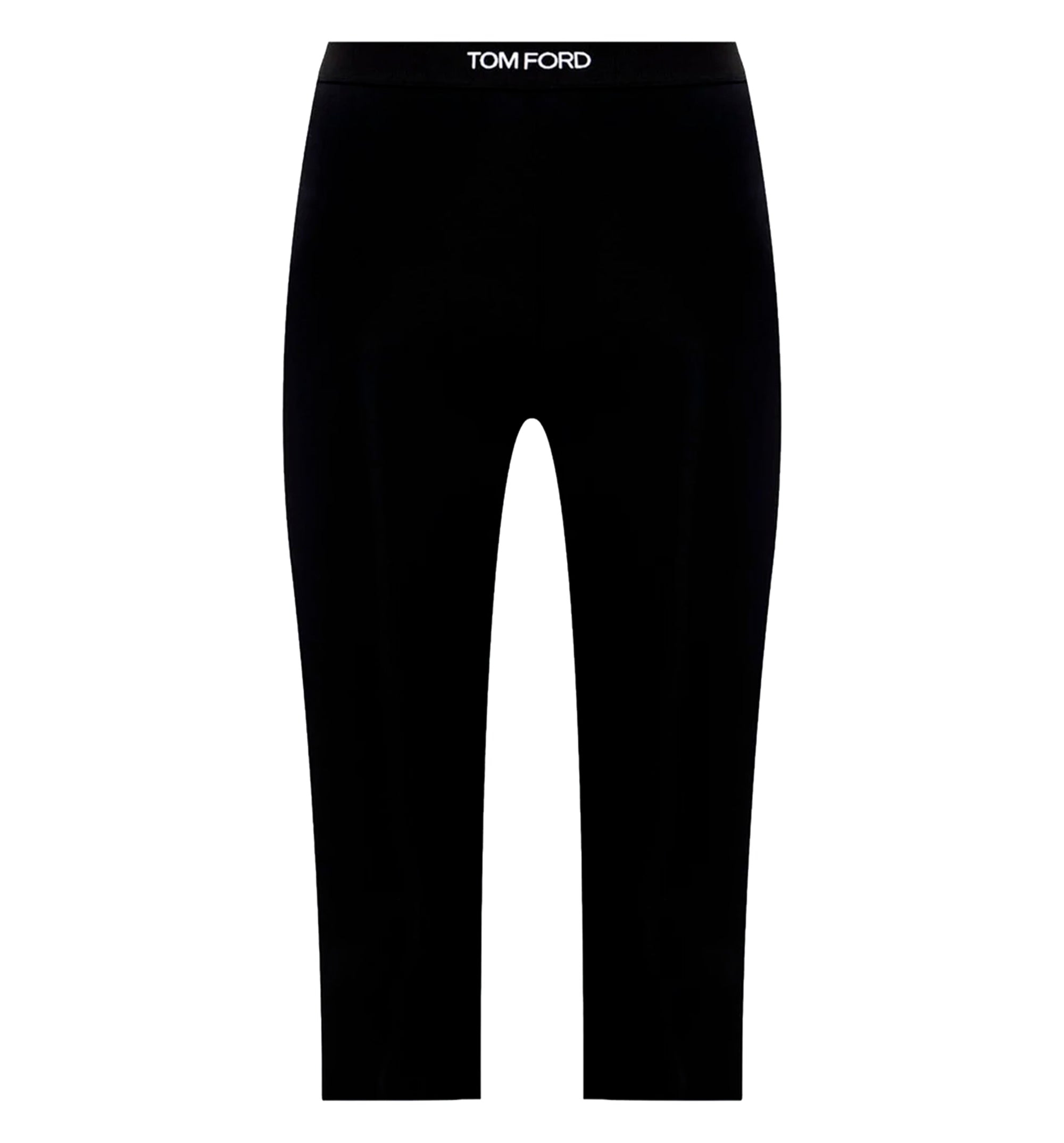 Cropped Leggings With Logo