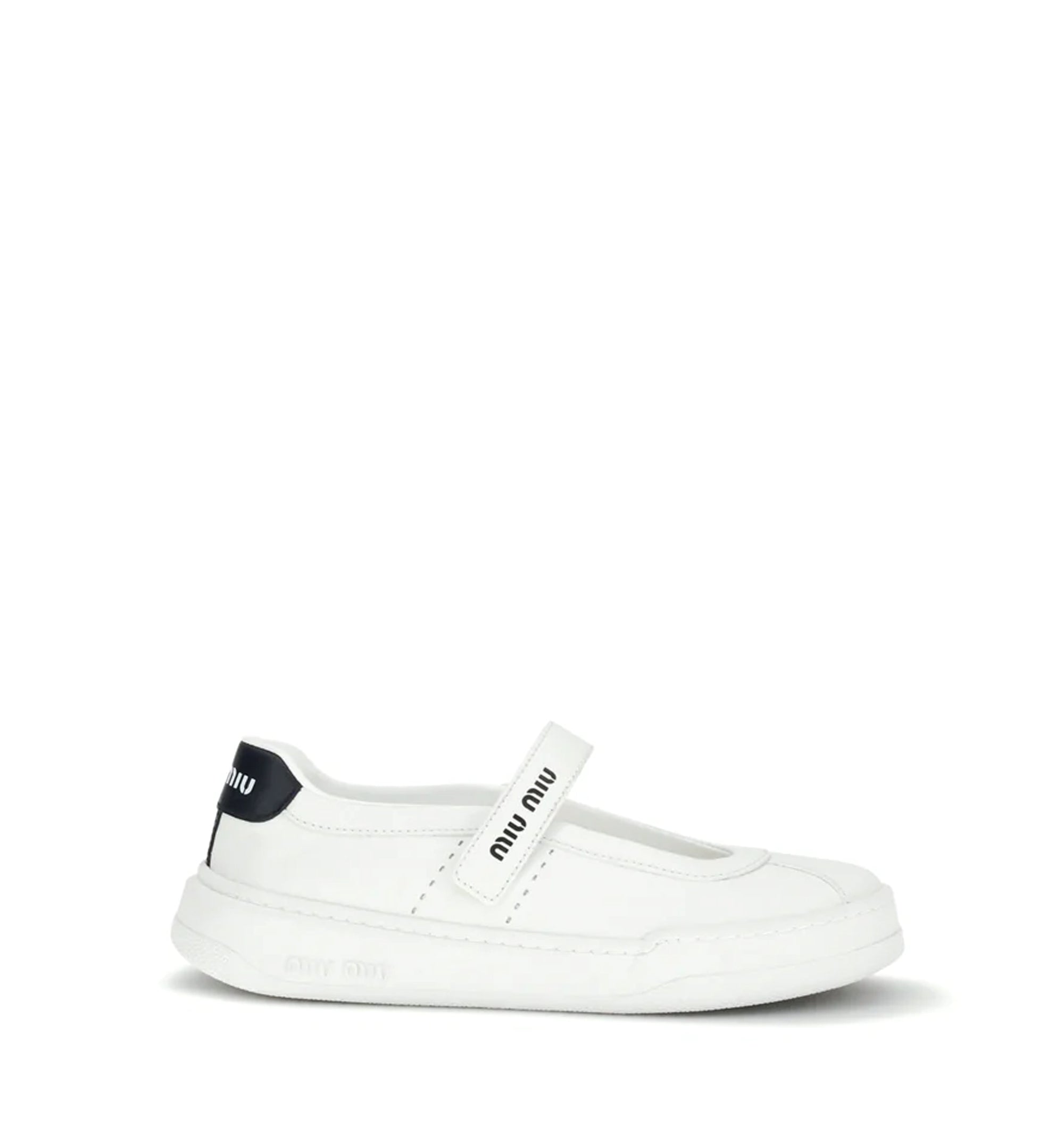 Calf Leather Mary Jane Ballerinas