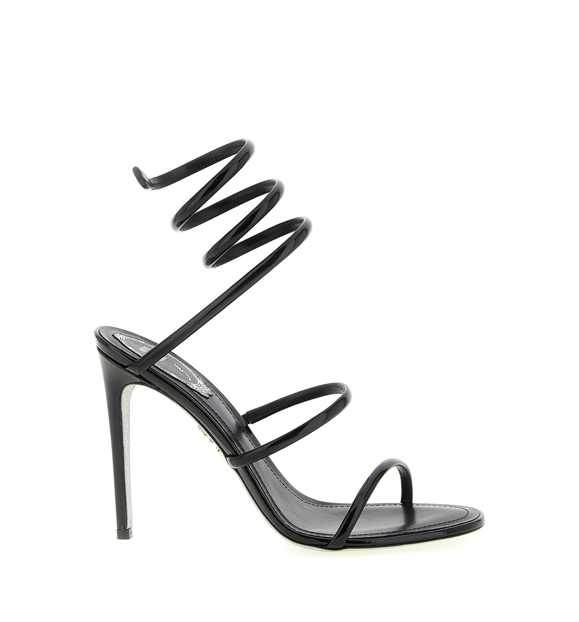 Cleo Metallic Black Sandal 105
