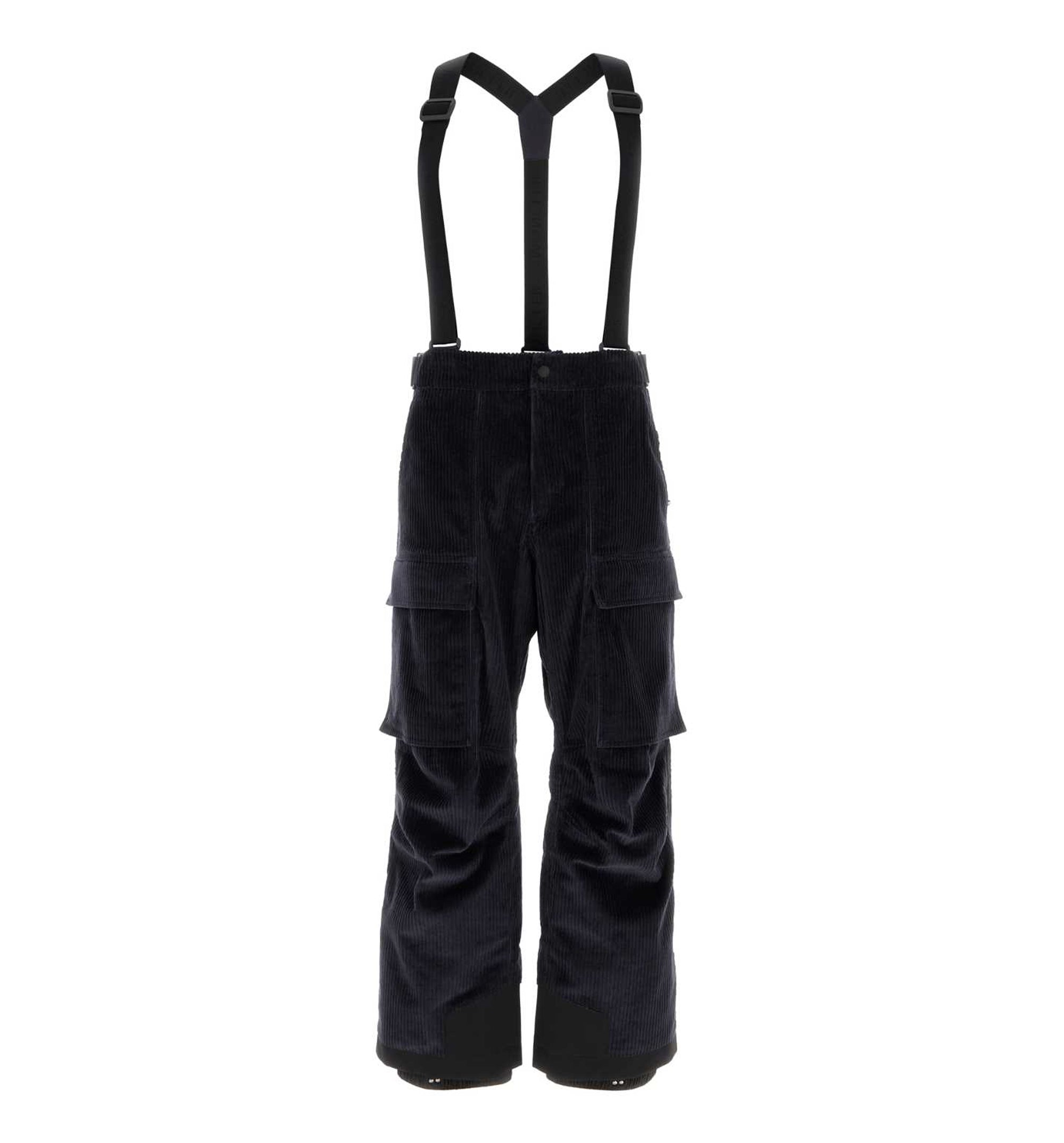 Padded Corduroy Ski Bib