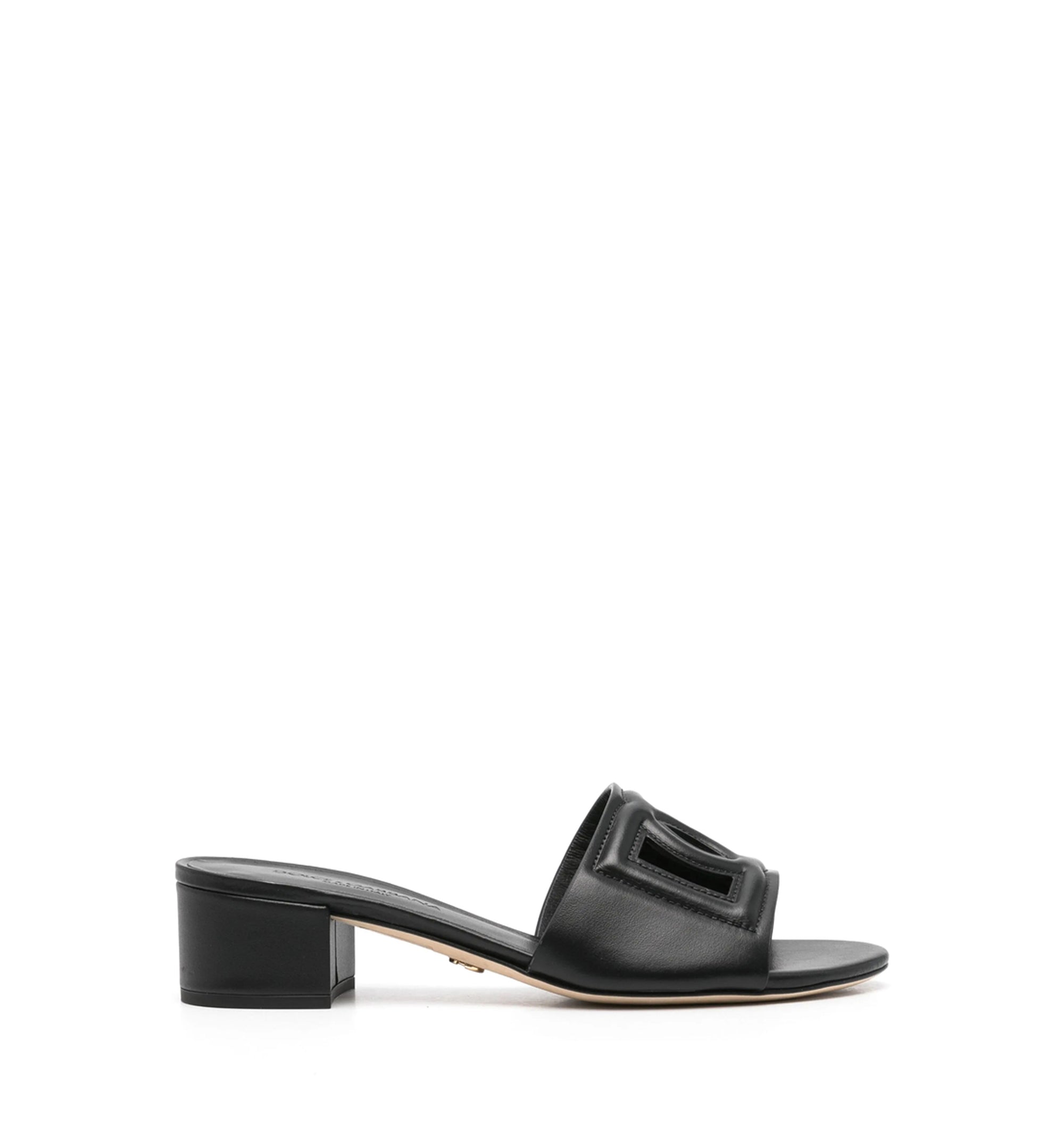 Calfskin Sliders With DG Logo