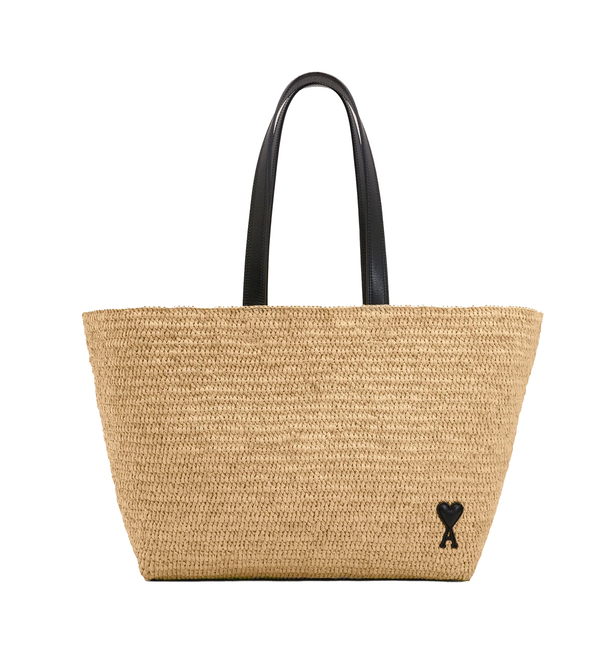 Natural Raffia Ami De Coeur Tote Bag