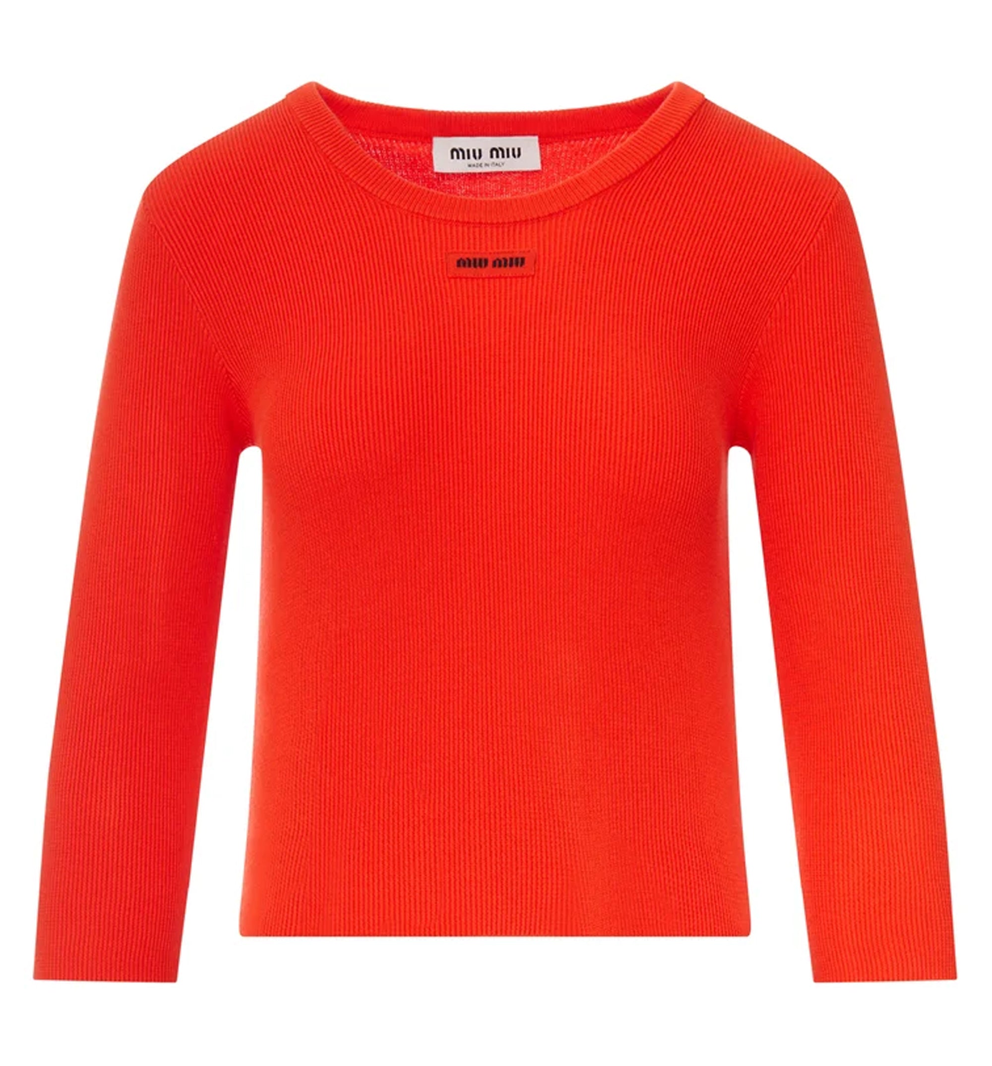 Cotton crew-neck sweater