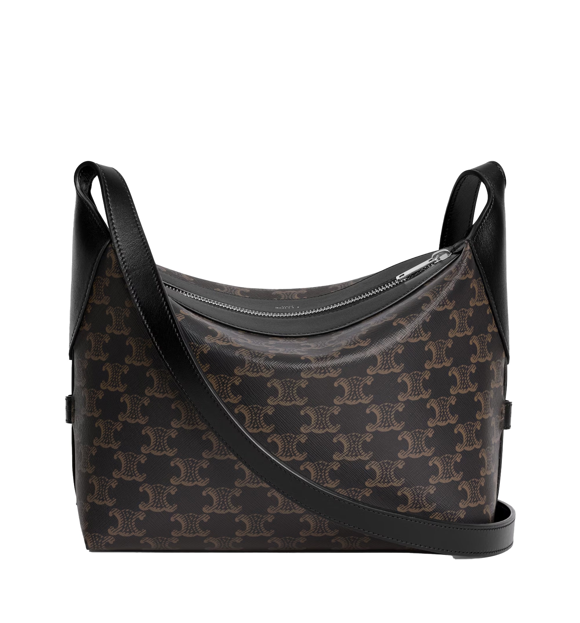 Men's Crossbody Bag Harry in Triomphe Canvas and Calfskin