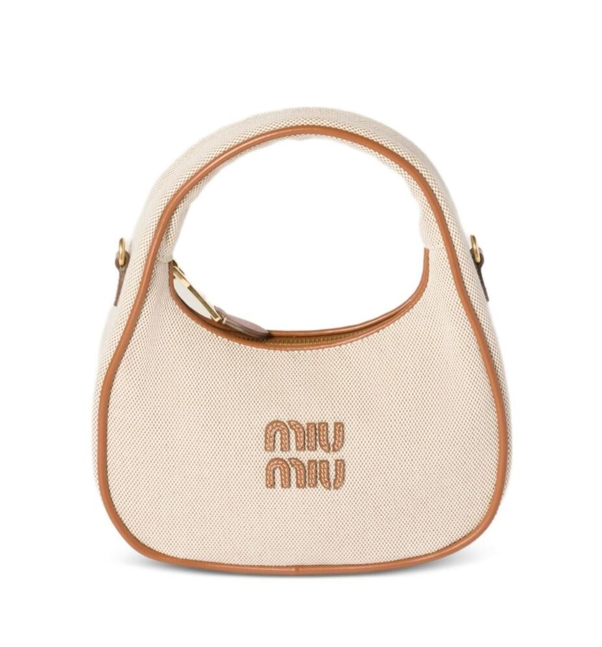 Wander Canvas And Leather Small Hobo Bag