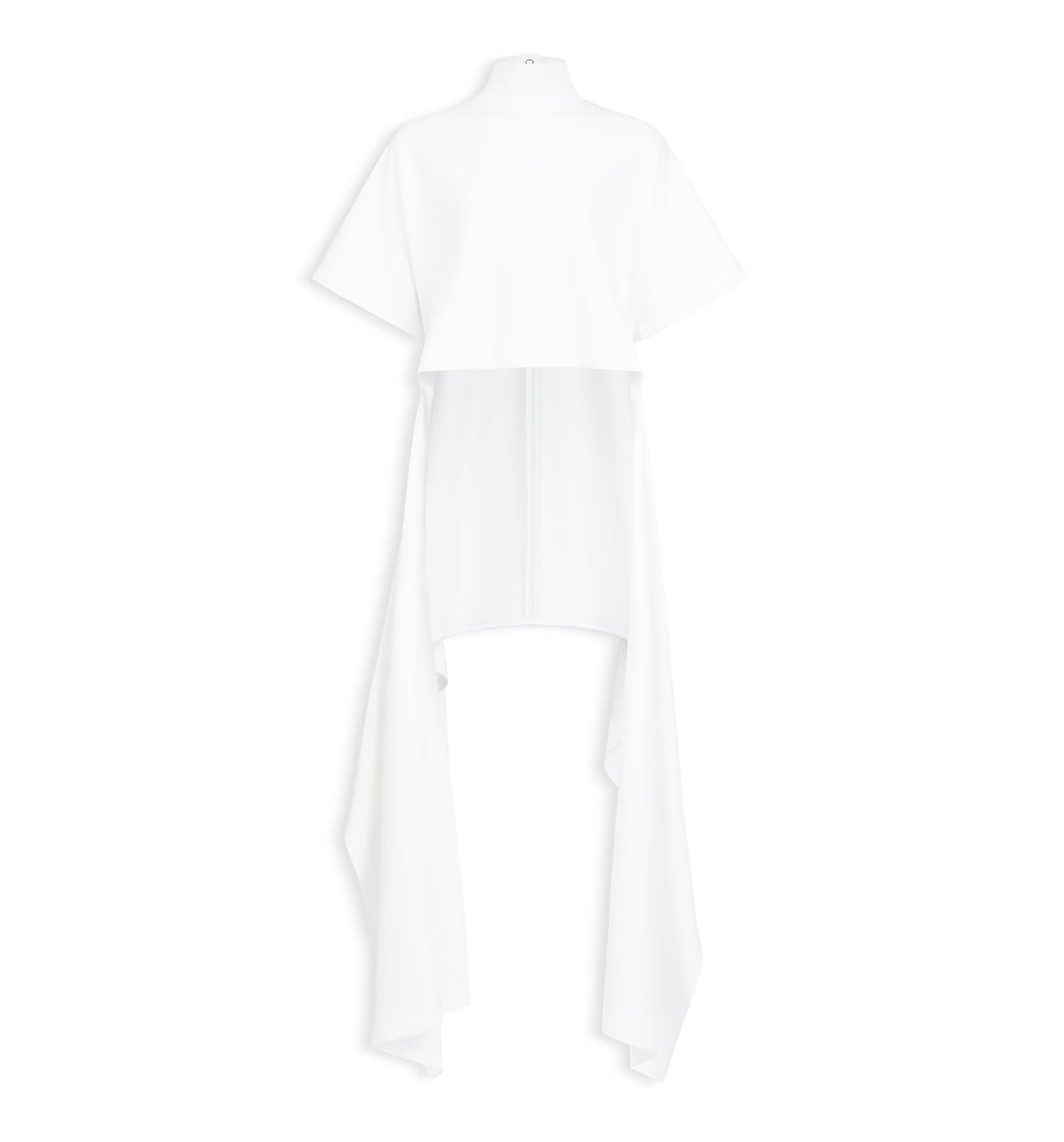 Asymmetric Cotton Jersey T-shirt