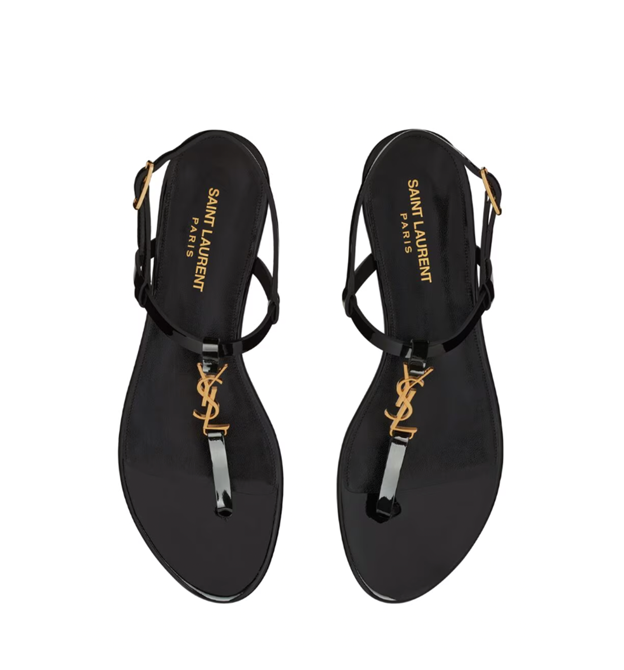 Cassandra sandals in patent leather