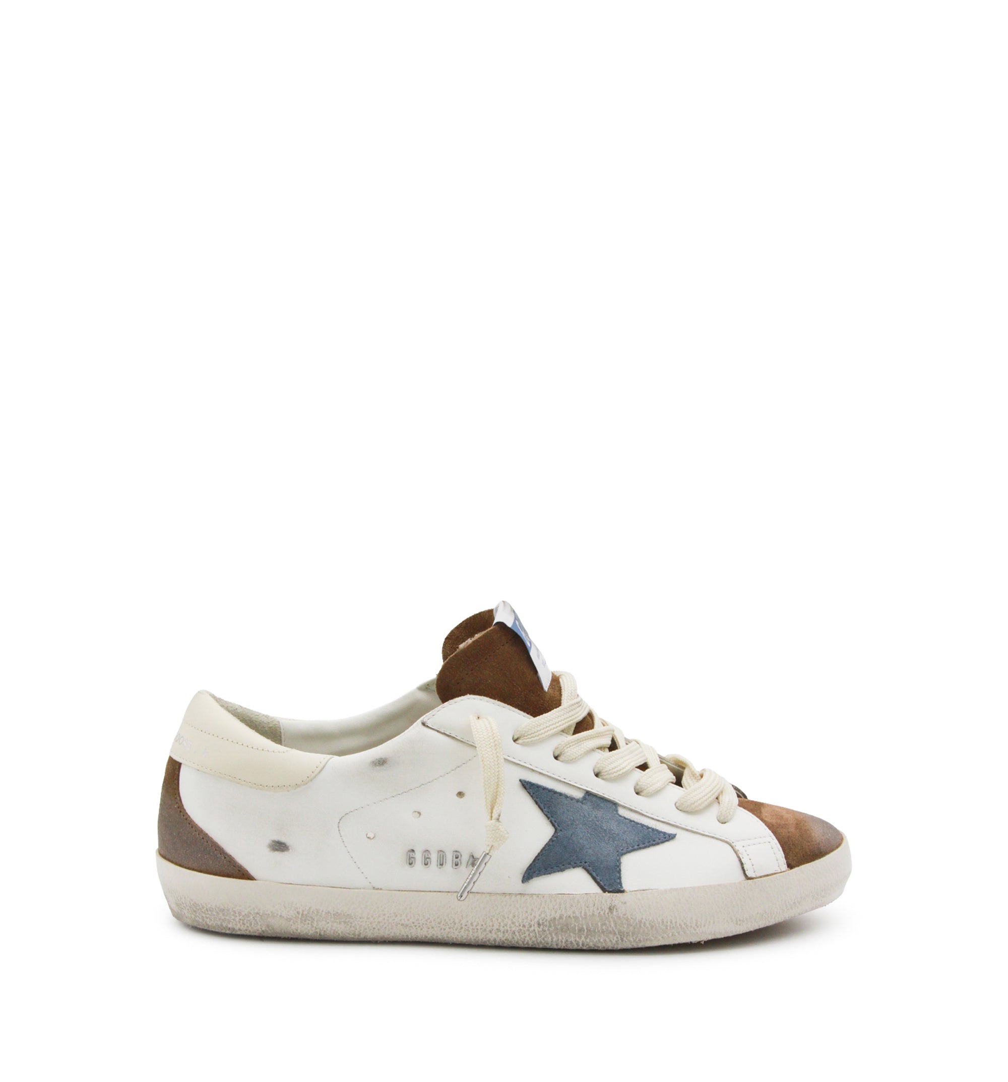 White leather Super-Star sneakers