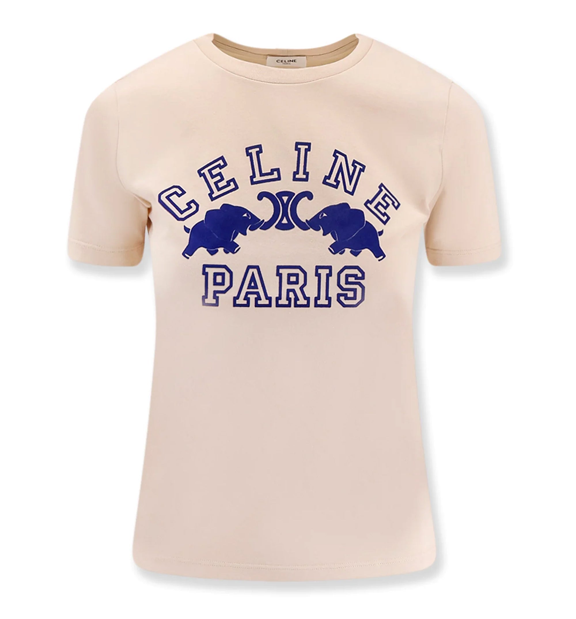 Cotton T-Shirt With Flocked Logo