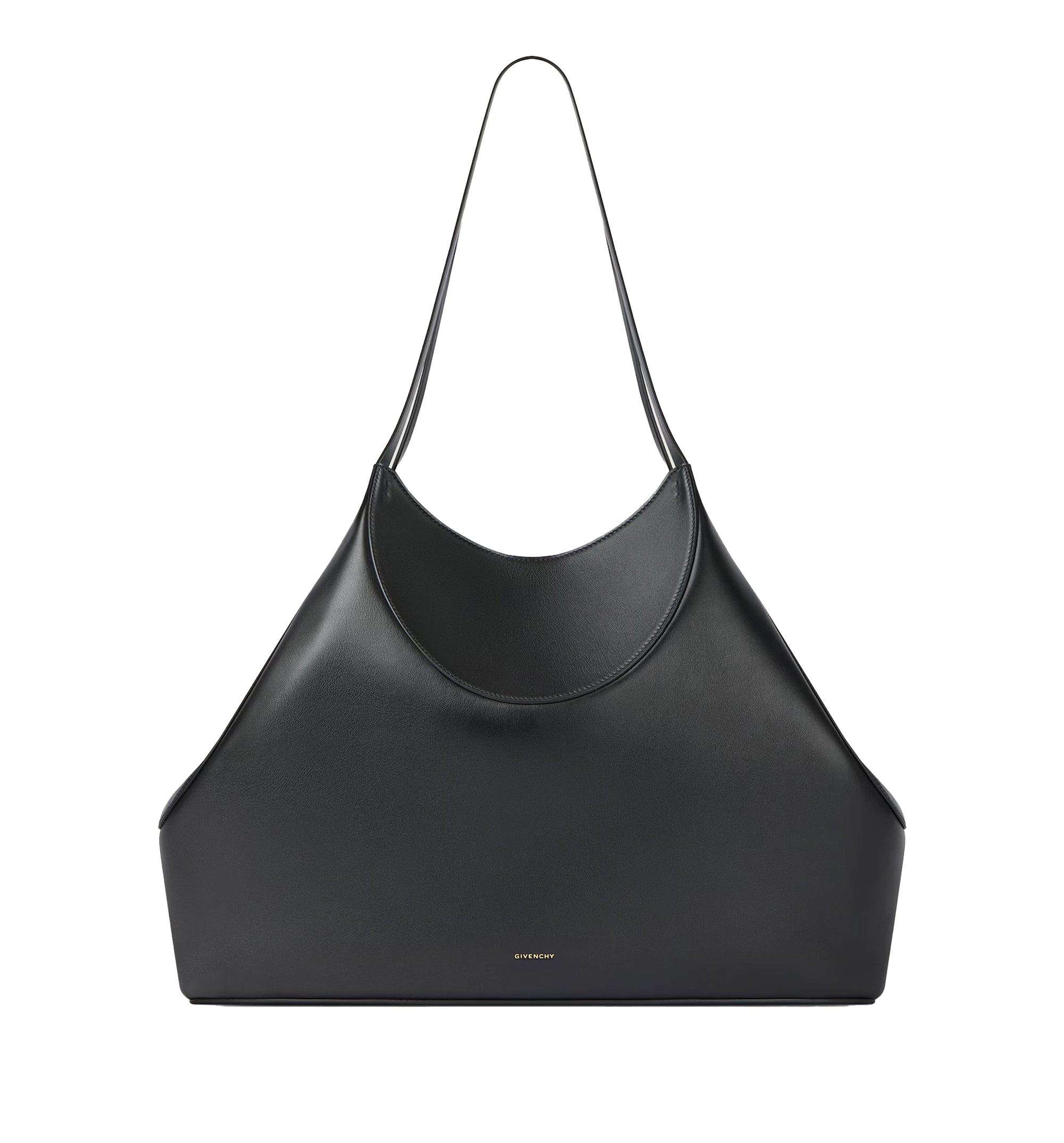 Medium Facet Tote Bag In Grained Leather