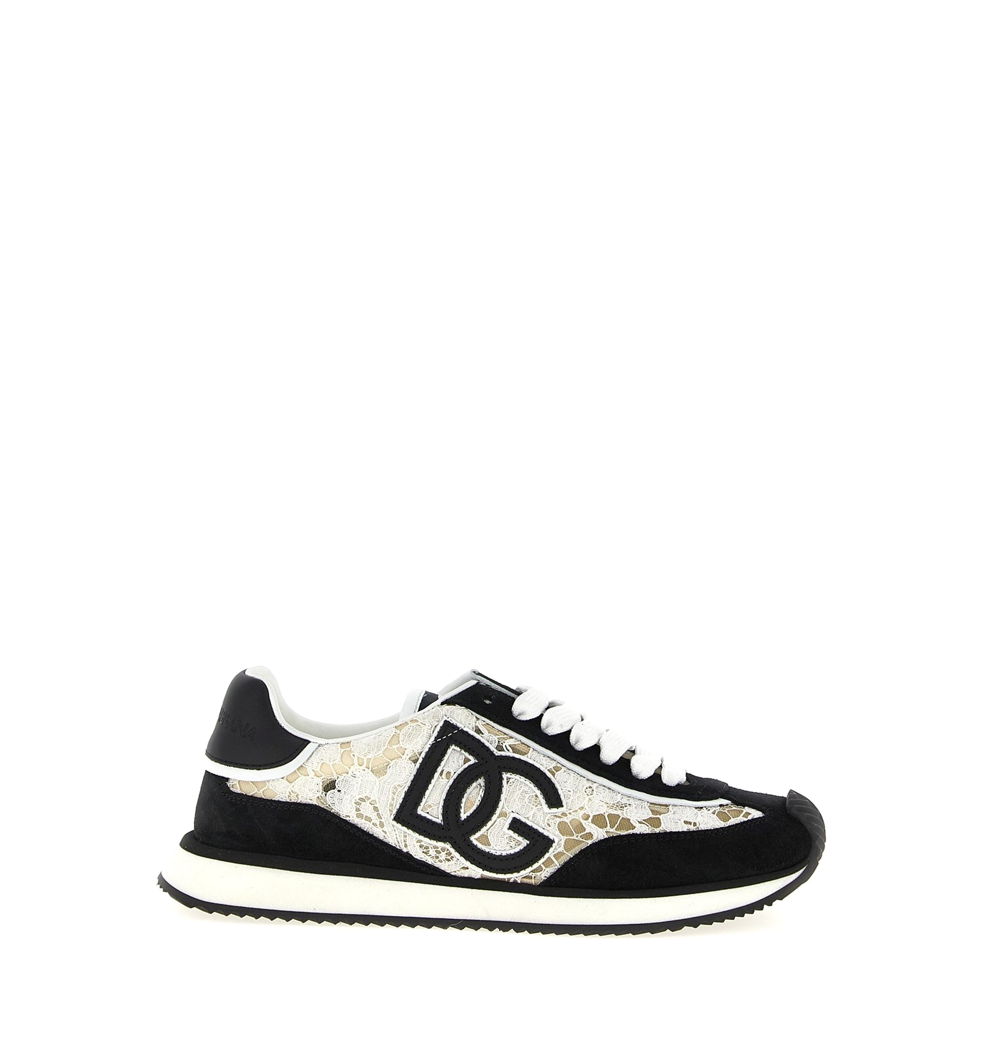 DG Cushion Sneakers In Calfskin And Fabric