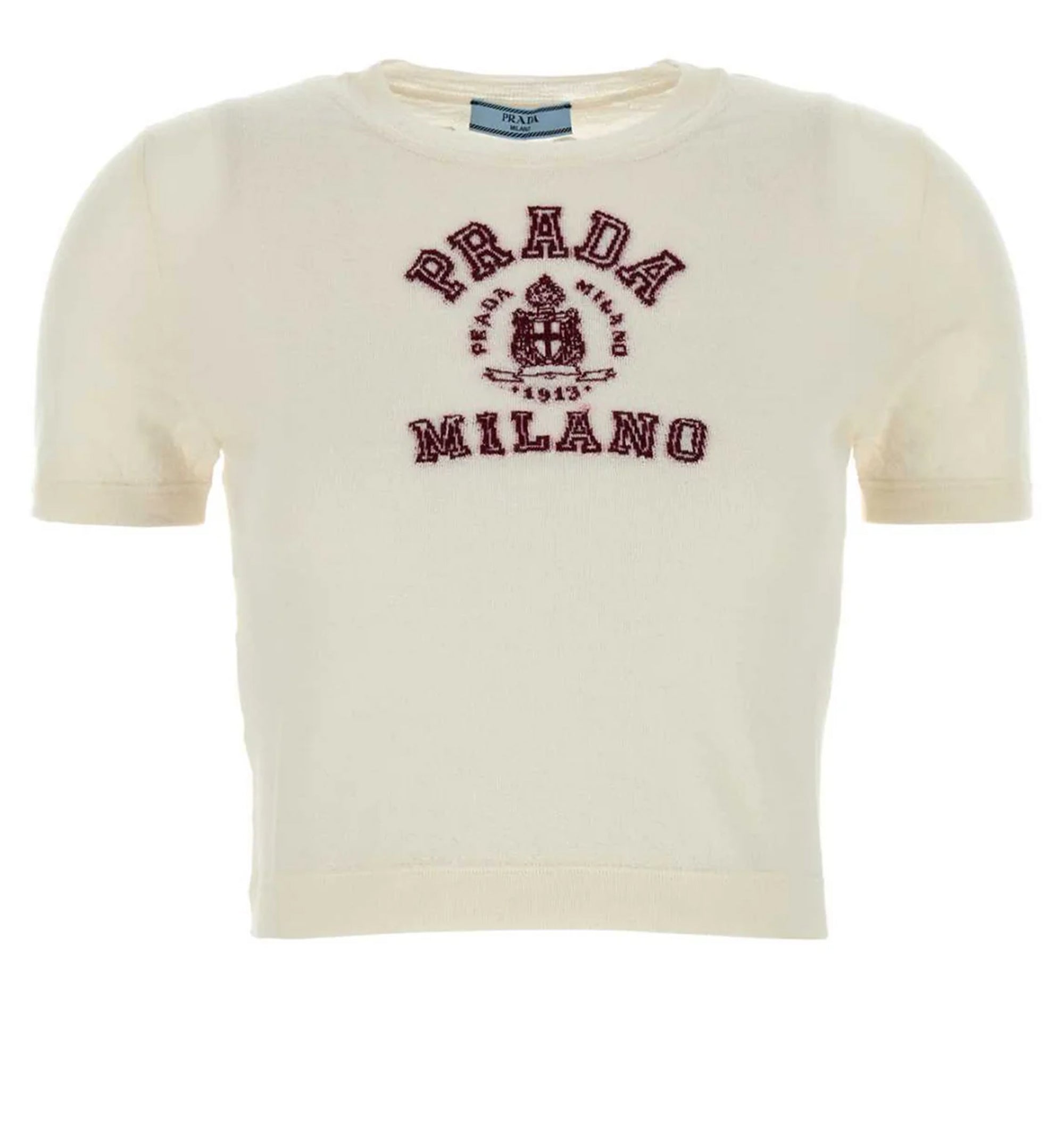 Cashmere Intarsia T-shirt