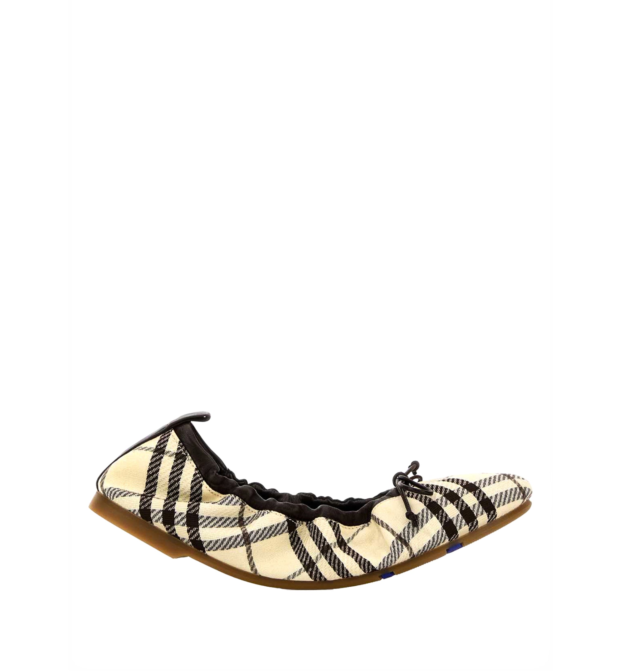 Check Fawn Ballerinas