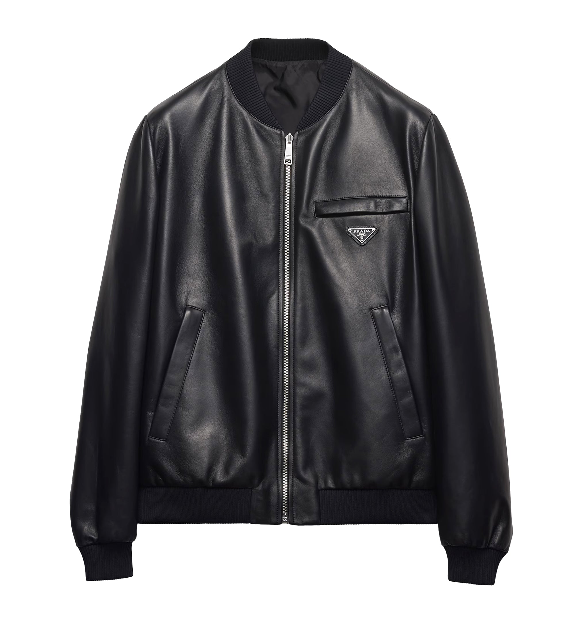Nappa Leather Bomber Jacket