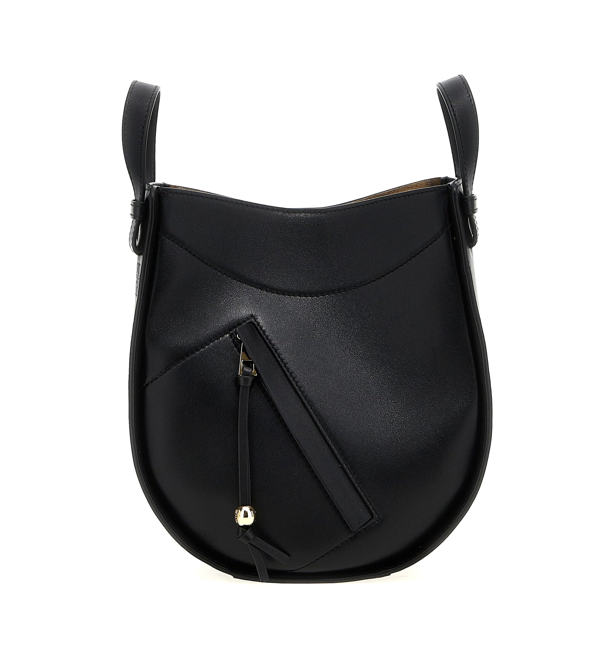 Hammock Slice Bag in Shiny Calfskin