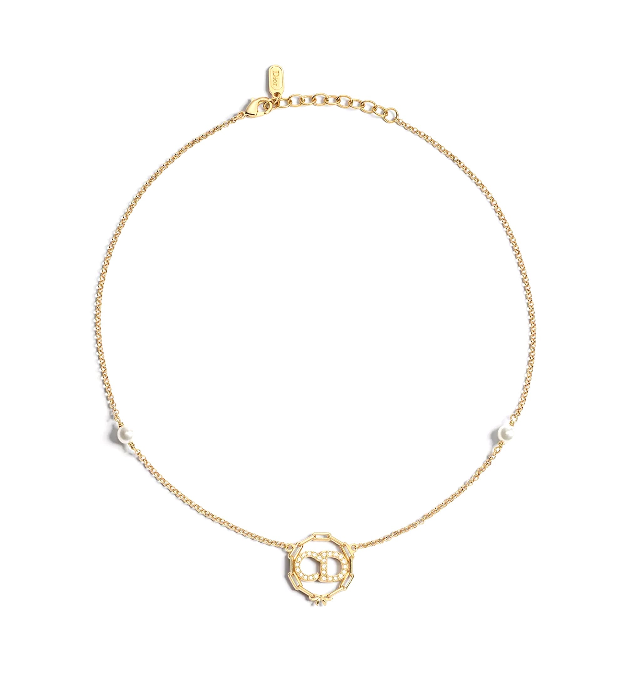 CD Circle Chain Necklace