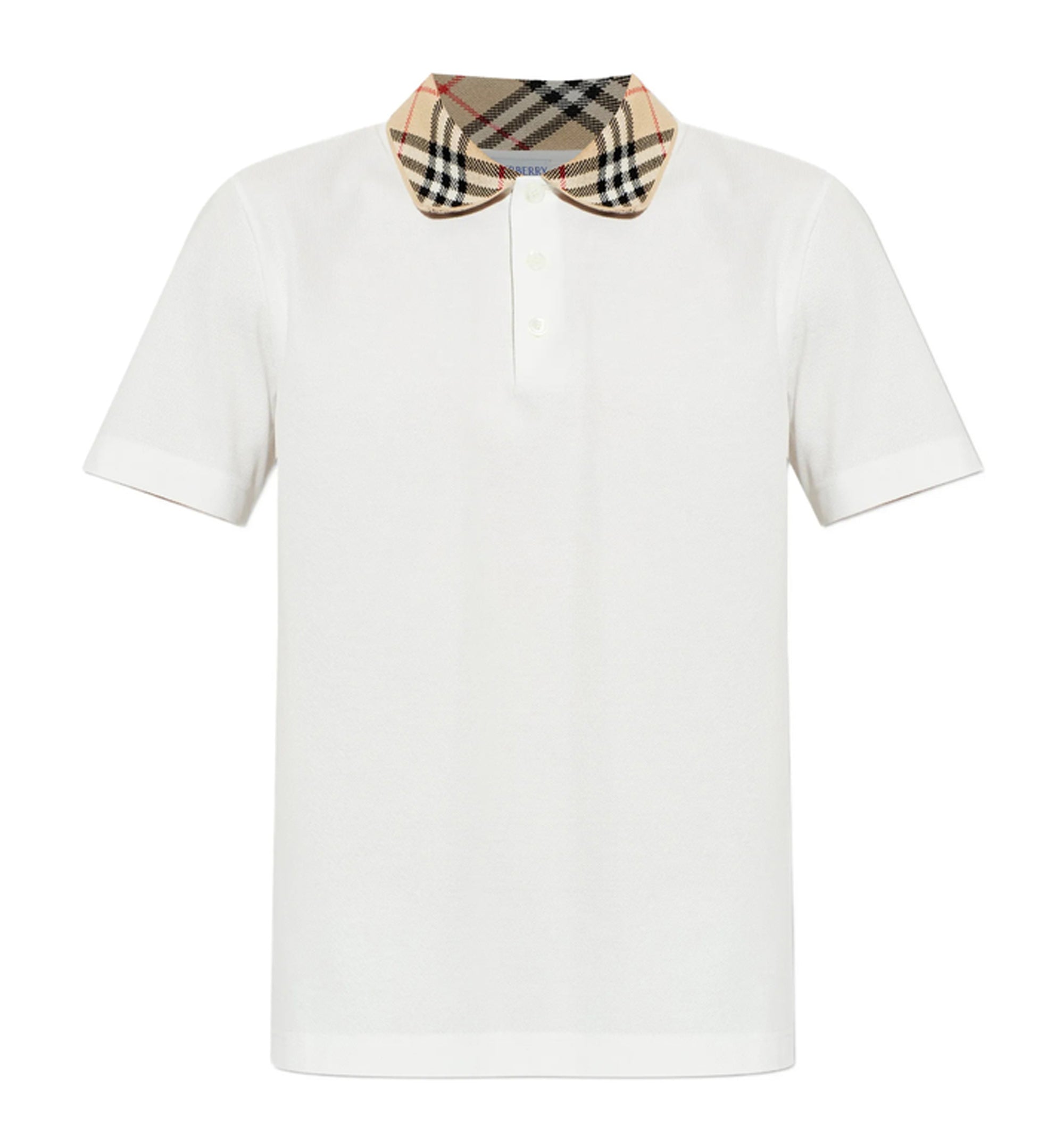 Evan Check-Collared Polo Shirt