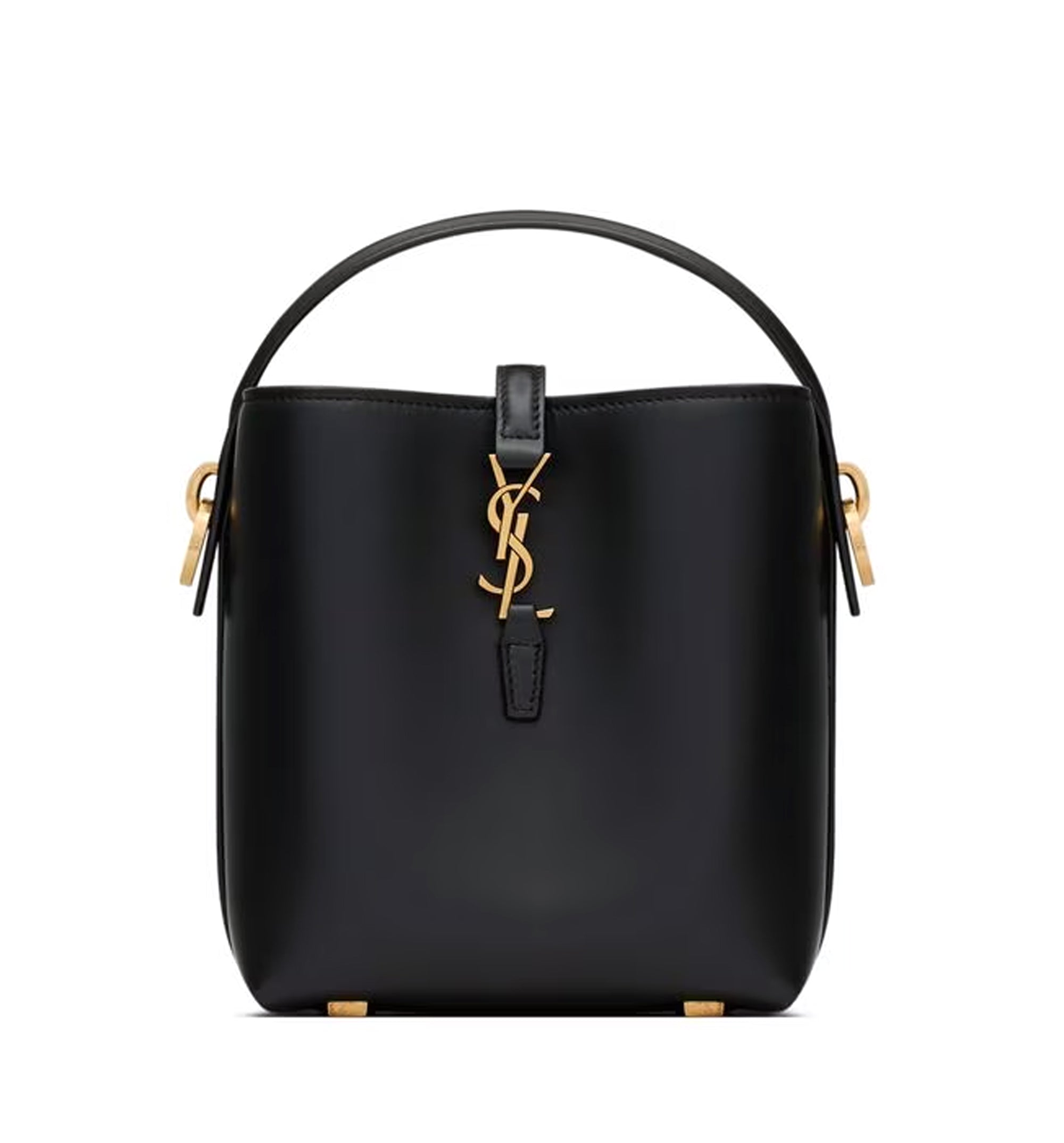 Le 37 Mini Bucket Bag In Shiny Leather