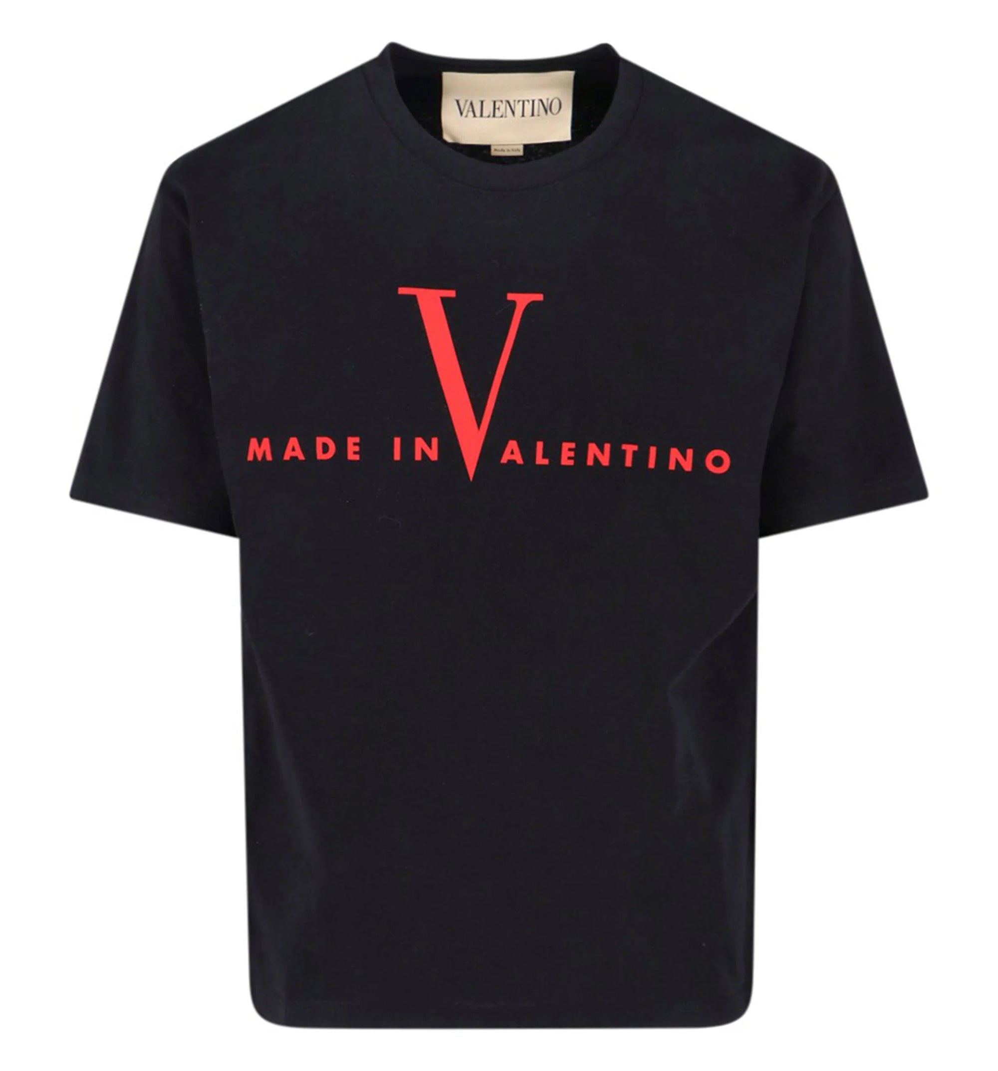 Made In Valentino Print Cotton T-Shirt