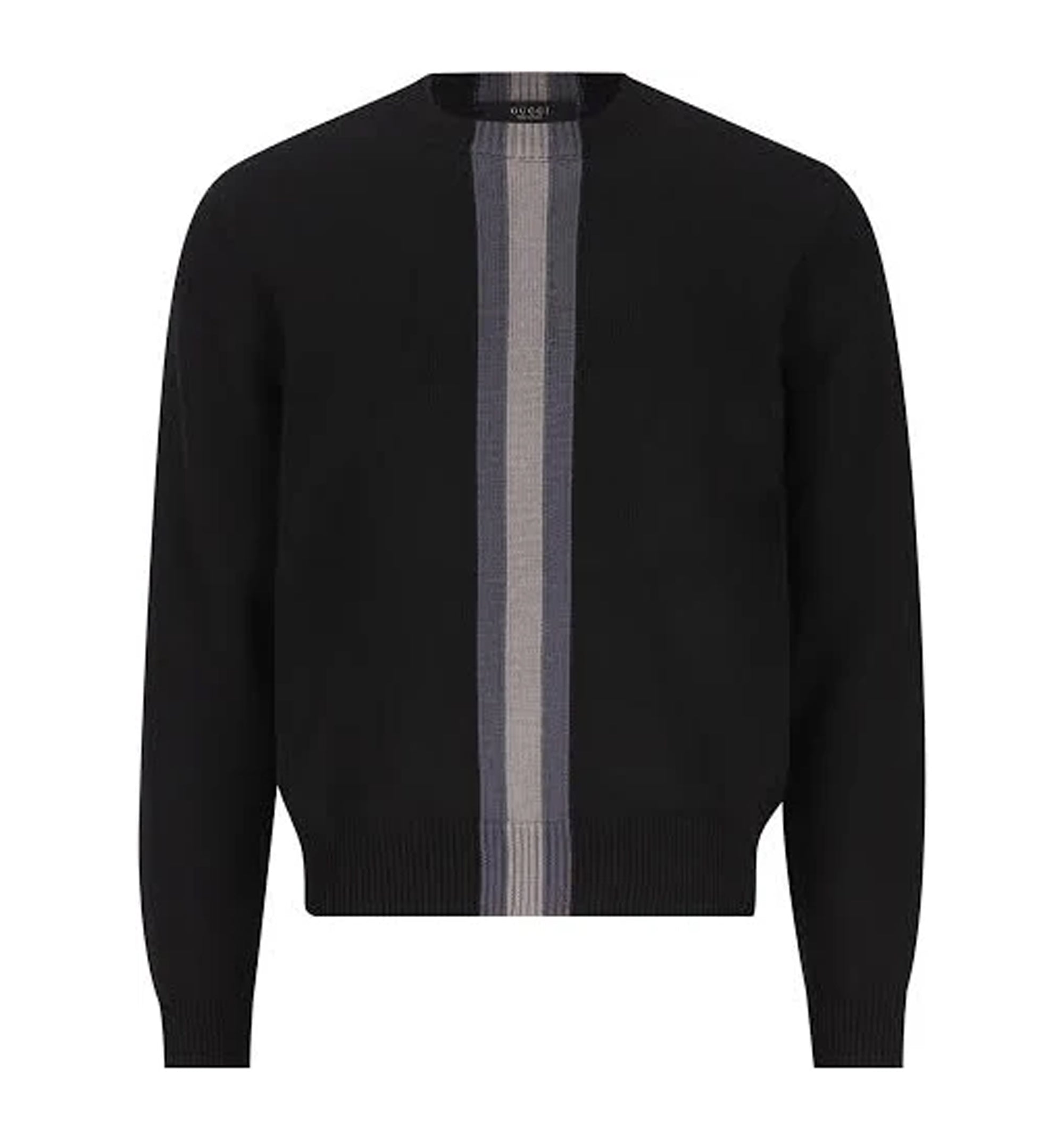 Knit Wool Sweater With Muted Web